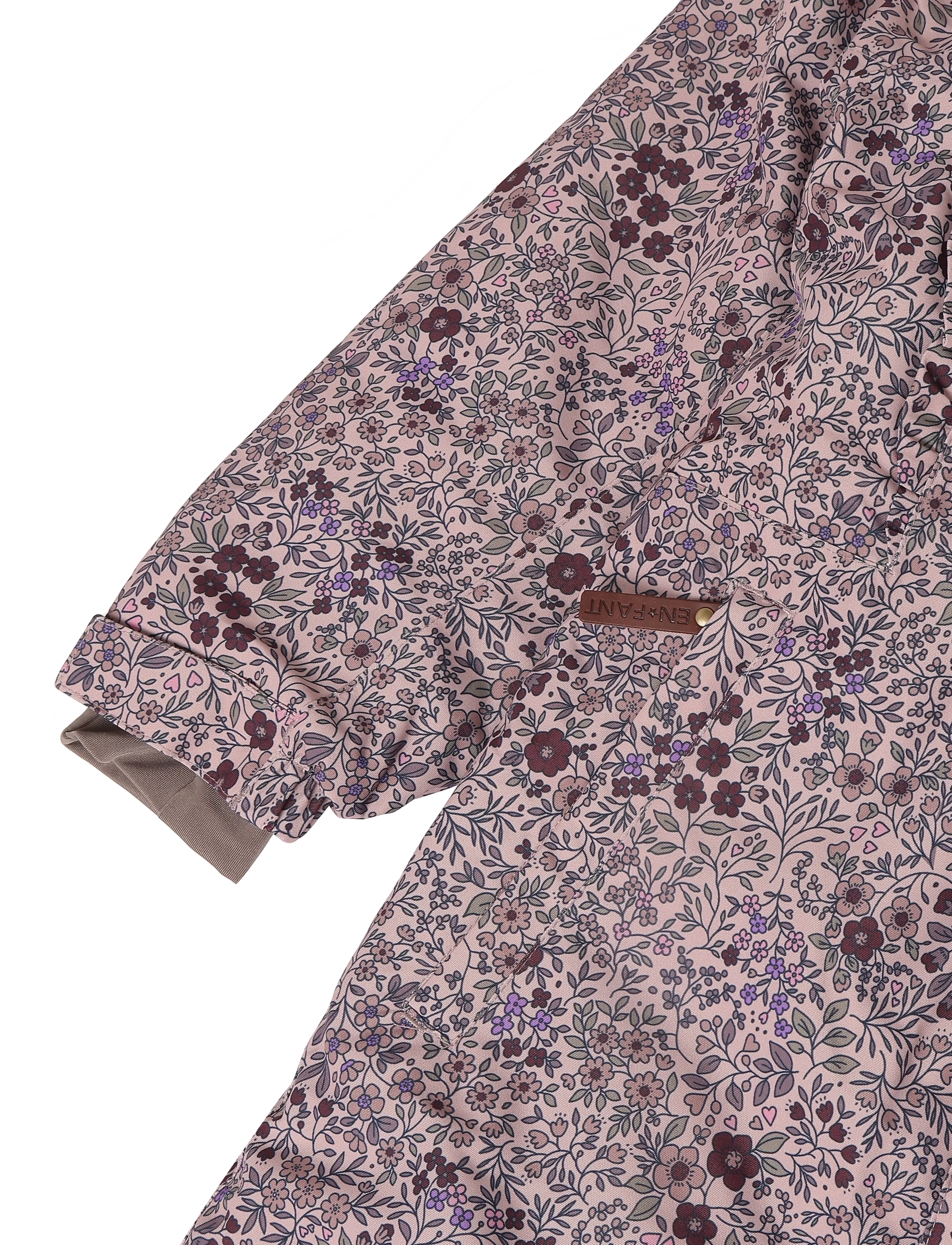 En Fant - Snowsuit W. Frills - vihmakombed - adobe rose - 4
