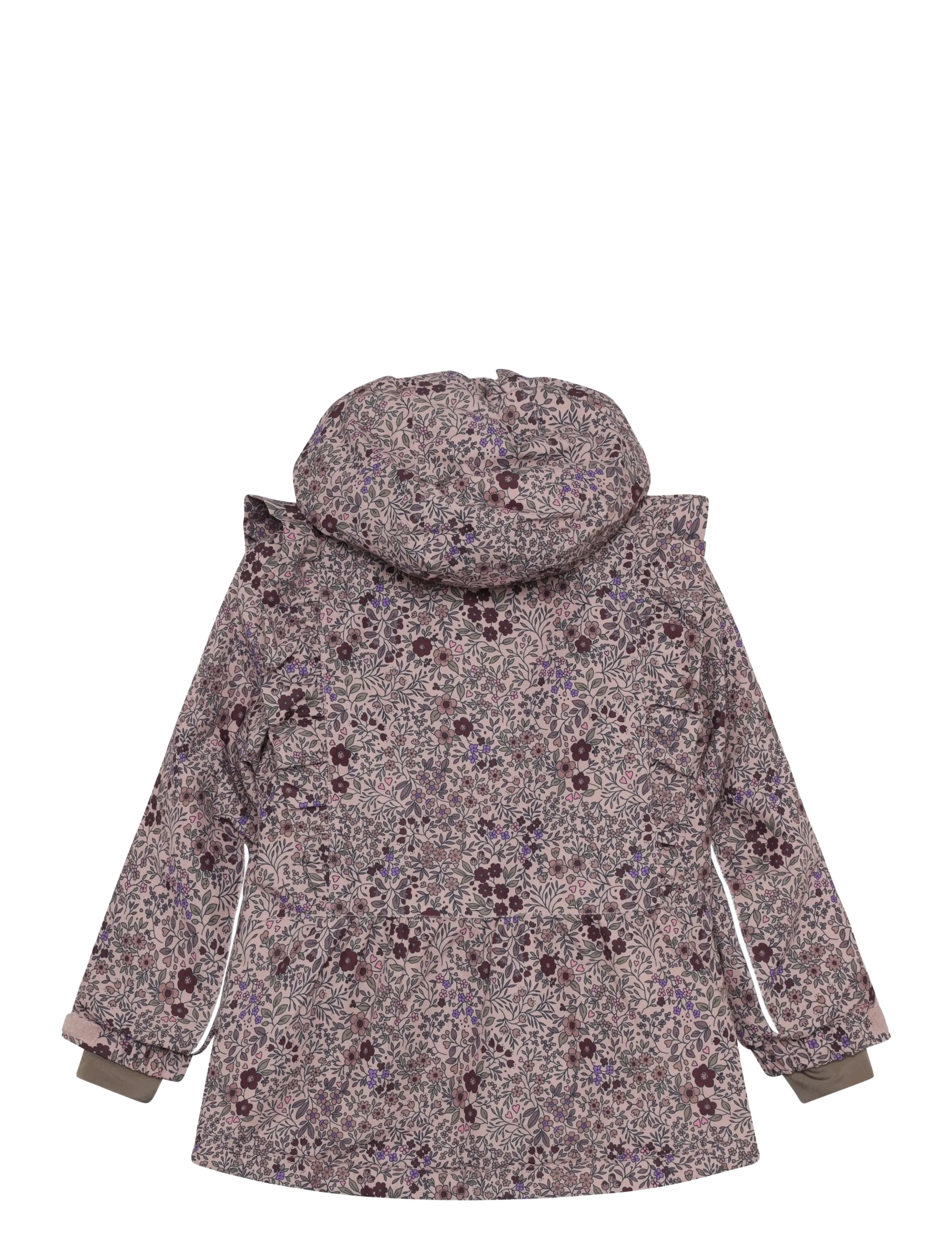 En Fant - Jacket W. Frills AOP - efterårsbesparelser - adobe rose - 1