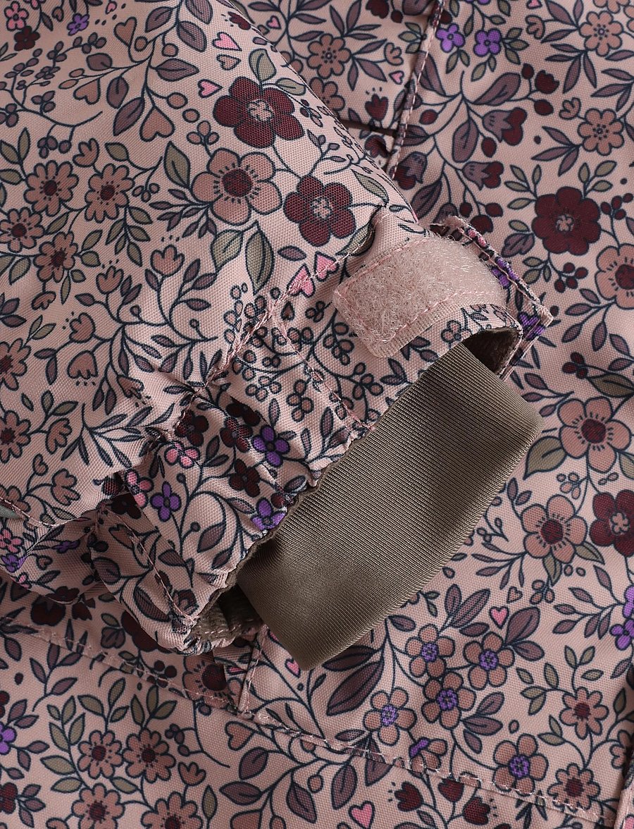 En Fant - Jacket W. Frills AOP - dunjackor & fodrade jackor - adobe rose - 3