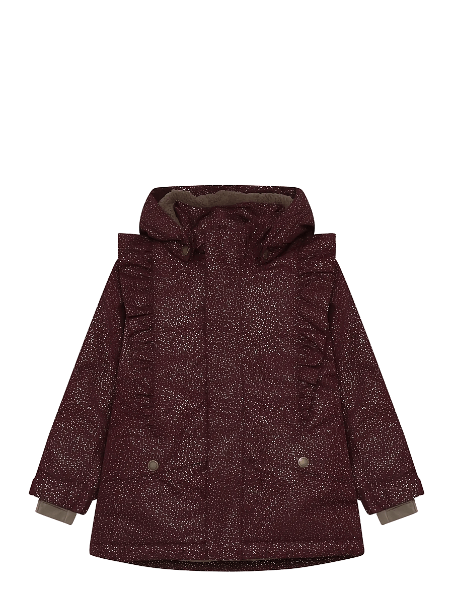 En Fant - Jacket W. Frills AOP - dunjackor & fodrade jackor - port royale - 1