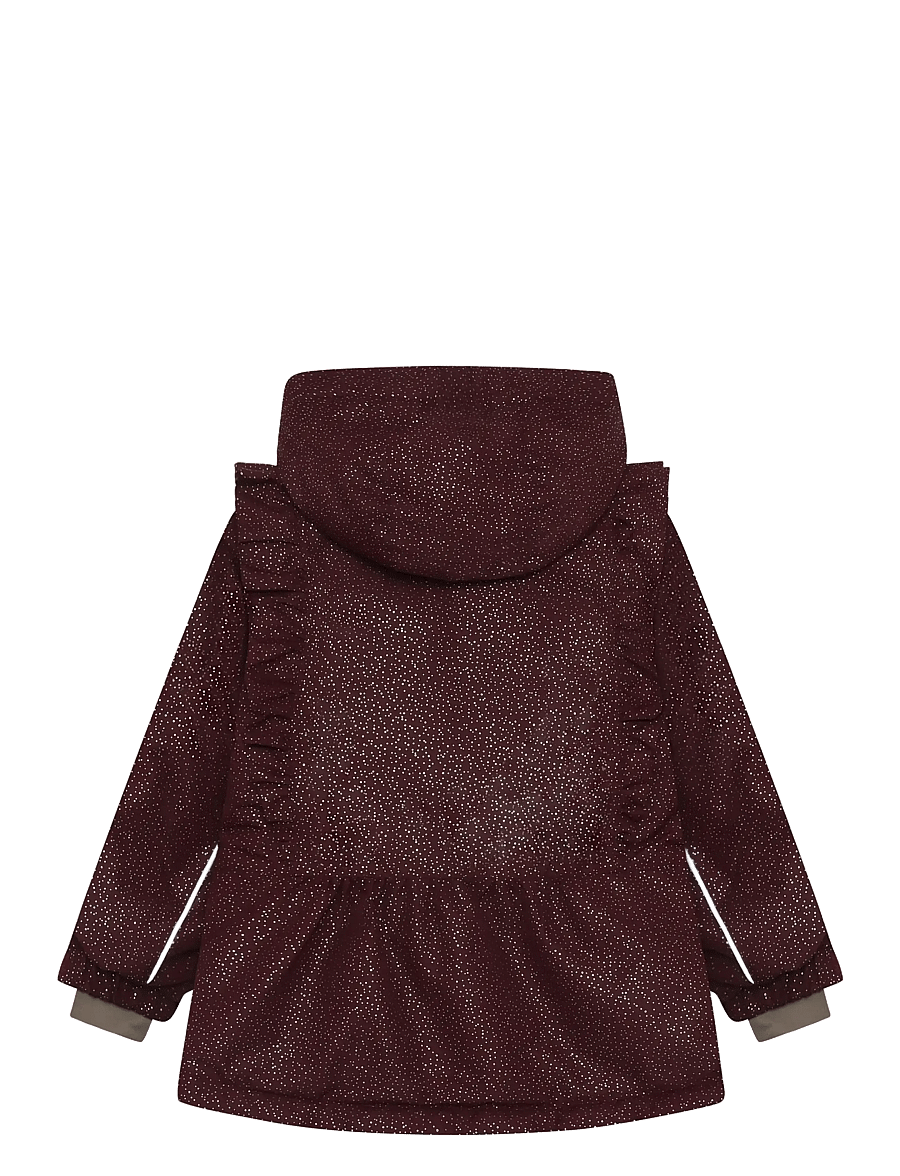 En Fant - Jacket W. Frills AOP - dunjackor & fodrade jackor - port royale - 2