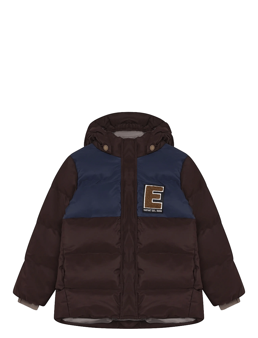 En Fant - Jacket Quilt, Colorblock - tepitud joped - coffee bean - 0