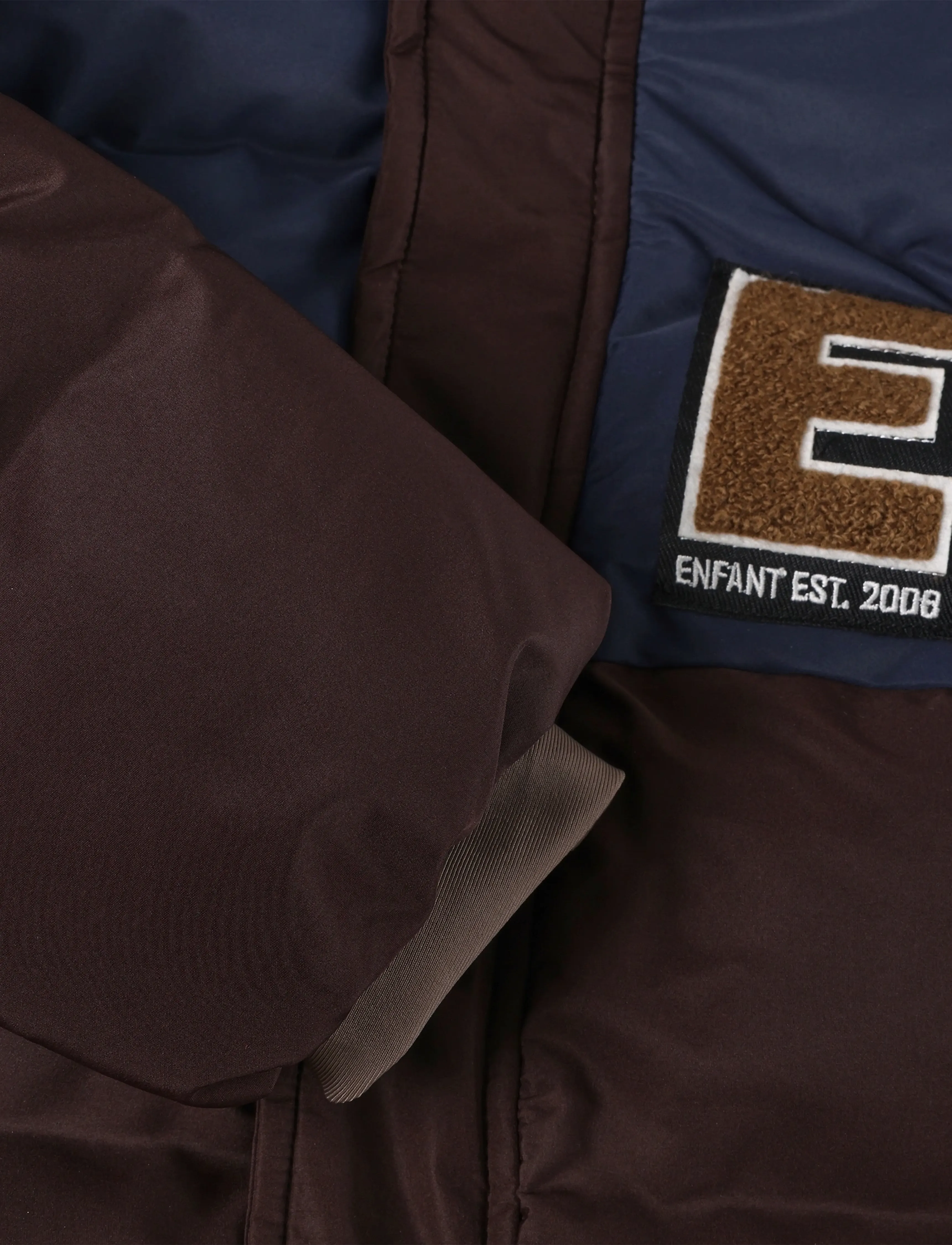 En Fant - Jacket Quilt, Colorblock - tepitud joped - coffee bean - 3
