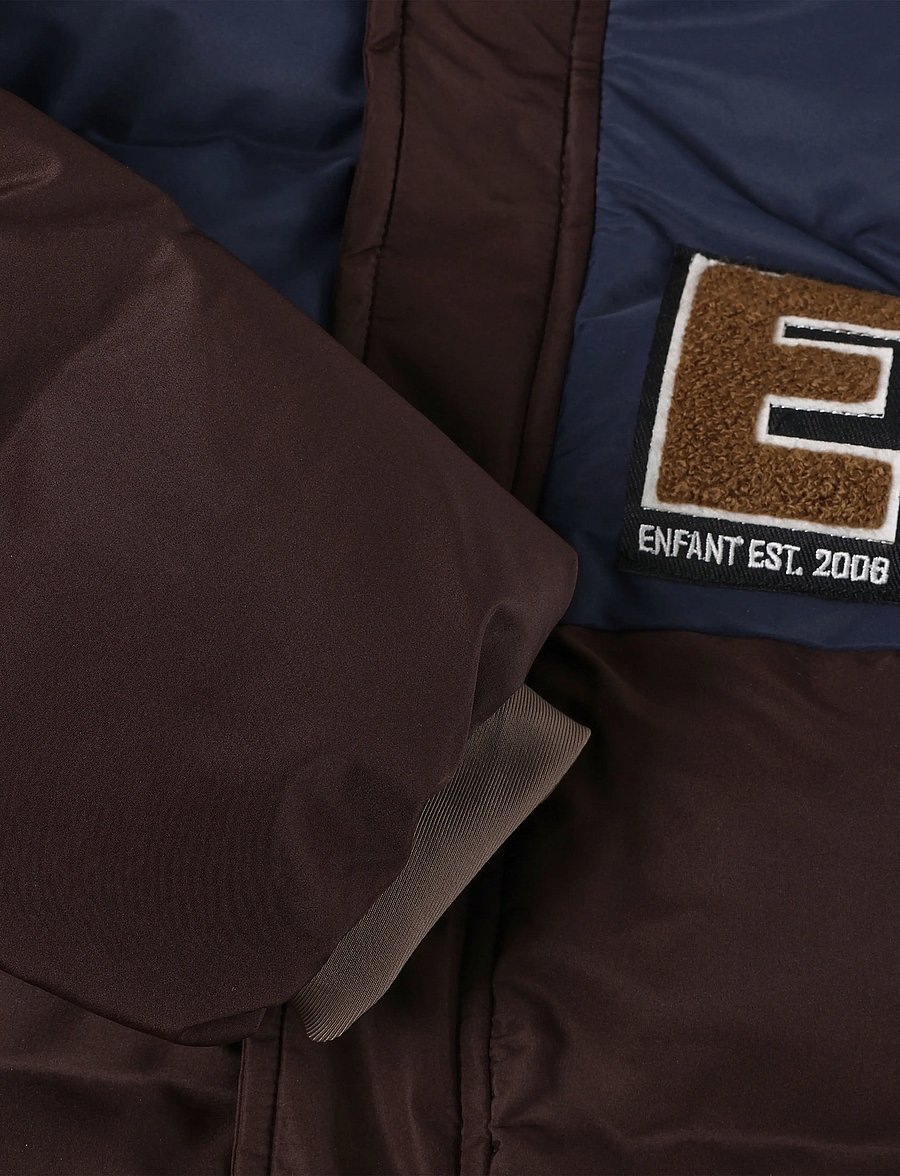 En Fant - Jacket Quilt, Colorblock - tepitud joped - coffee bean - 3