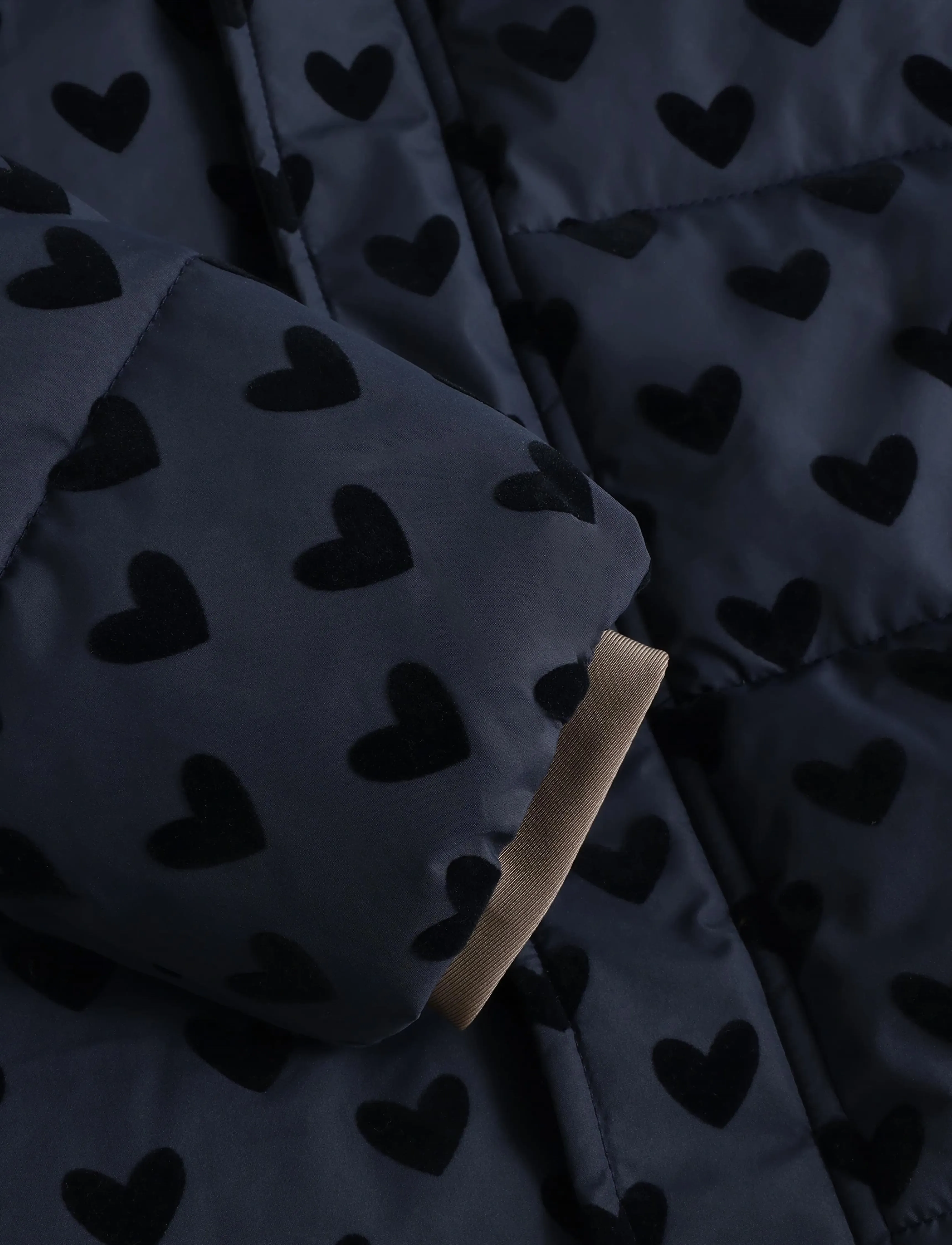 En Fant - Jacket Quilt, Flock AOP - quilted jackets - parisian night - 3