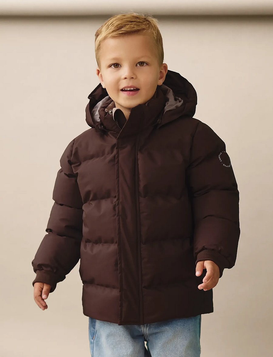 En Fant - Jacket Quilt, Solid - steppjacken - coffee bean - 0