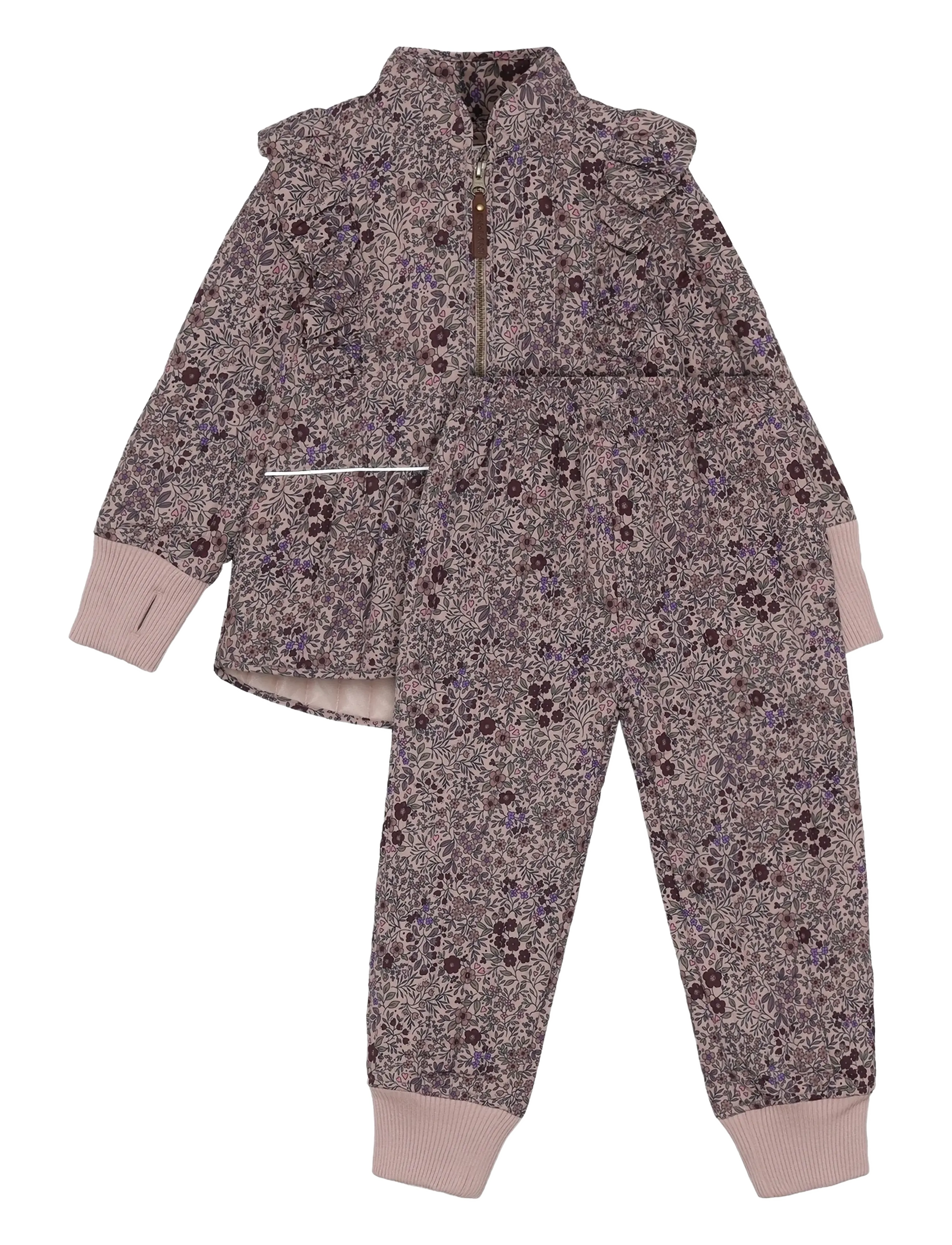 En Fant Thermal Set, AOP - Alusriiete komplektid - ADOBE ROSE / pink/rose