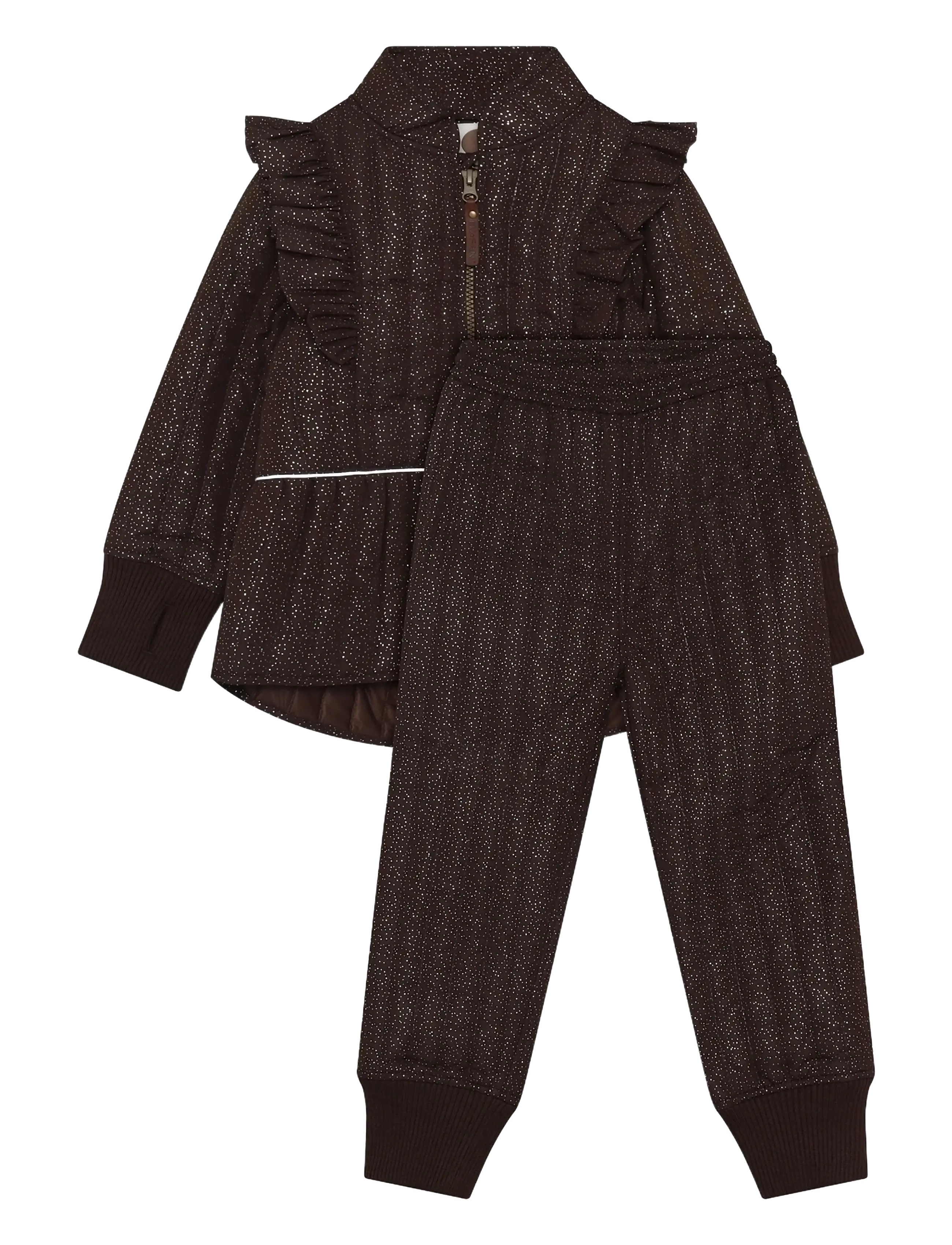 En Fant Thermal Set W.Glitter - Nach Größe einkaufen - COFFEE BEAN / brown