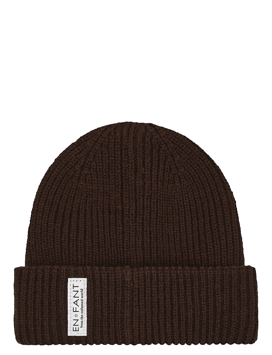 En Fant - Beanie w. Lining - talvemütsid - coffee bean - 1
