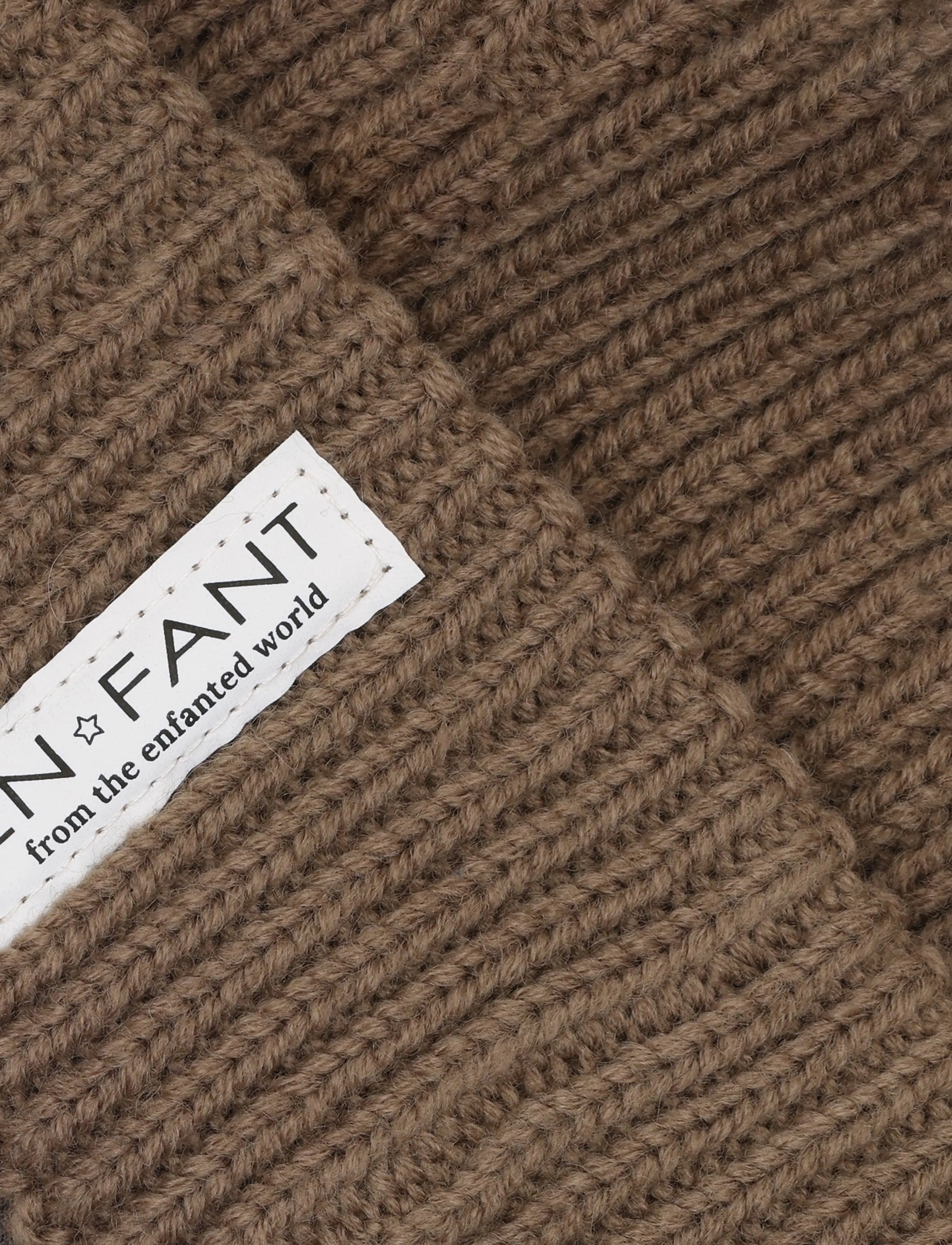 En Fant - Beanie w. Lining - wintermützen - pine bark - 5