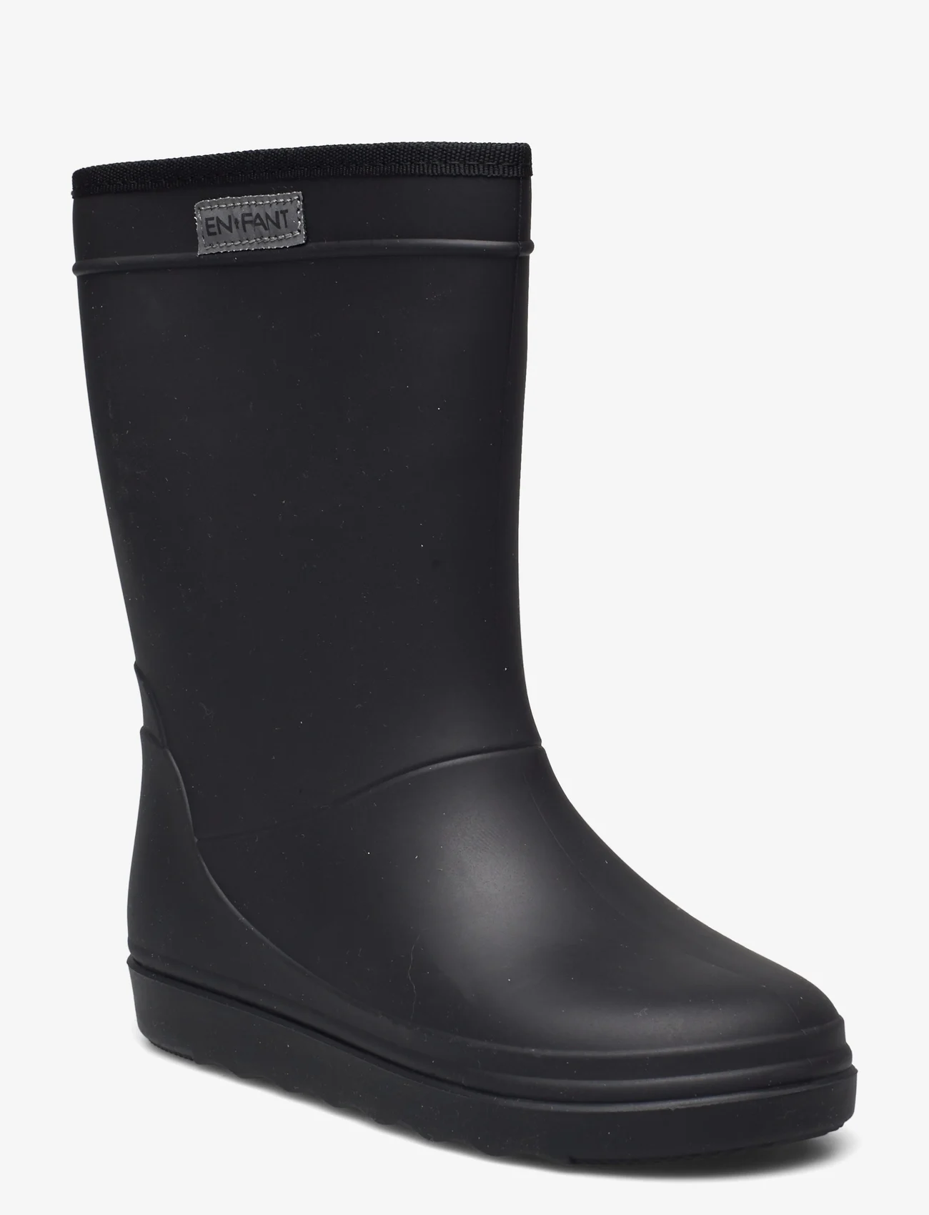 En Fant - Rain Boots Solid - rubberlaarzen zonder voering - black - 0