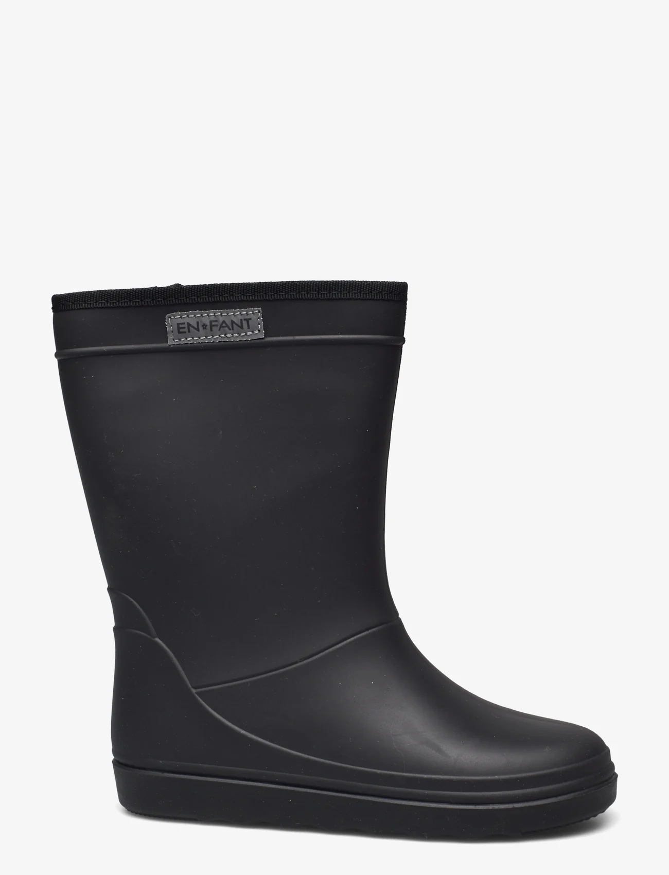 En Fant - Rain Boots Solid - gummistøvler uten linjer - black - 1