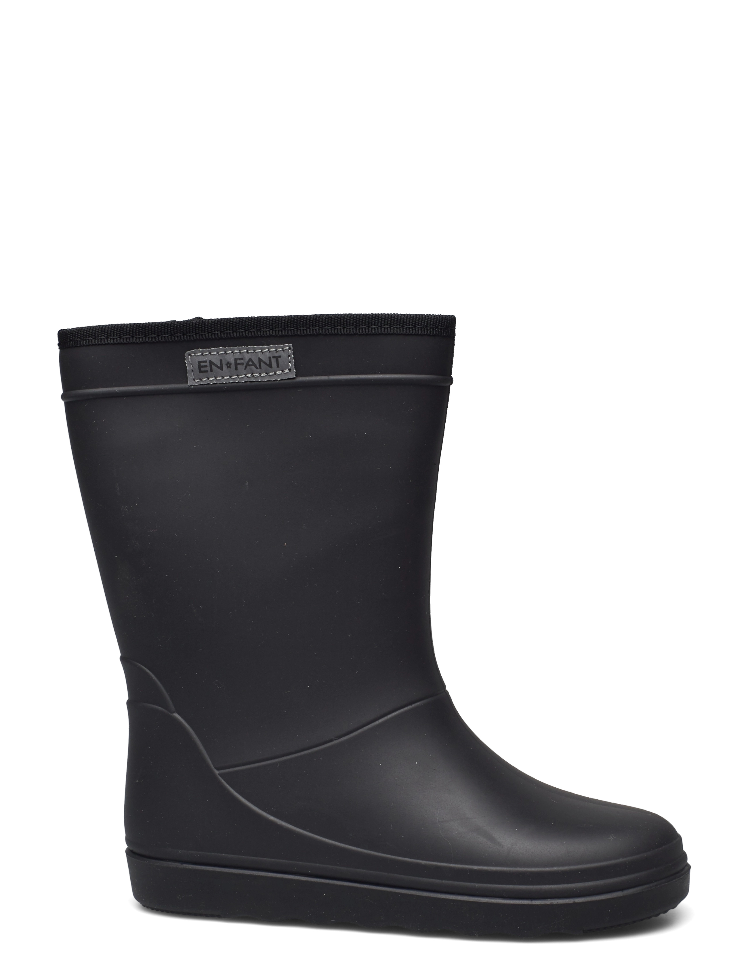 En Fant - Rain Boots Solid - ofodrade gummistövlar - black - 1