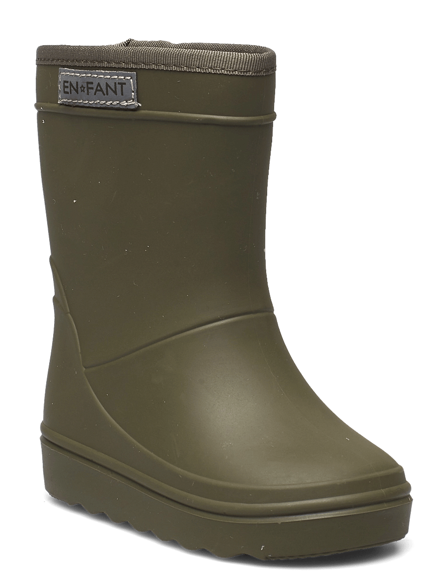 En Fant - Rain Boots Solid - gummistøvler uden for - ivy green - 0