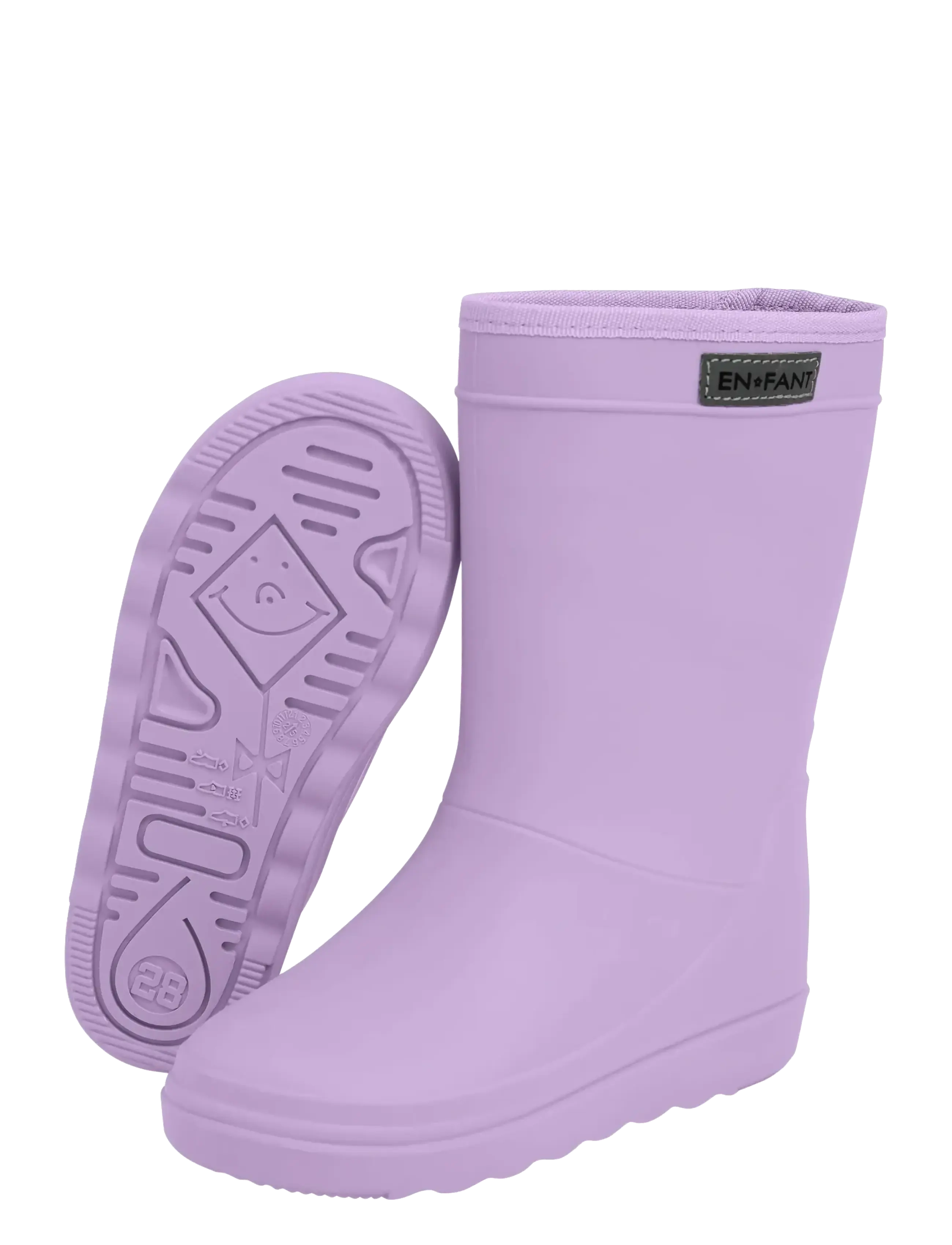 En Fant - Rain Boots Solid - ungefütterte gummistiefel - lavender - 2