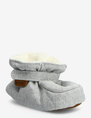 En Fant - Baby Slippers - mažiausios kainos - grey melange - 0