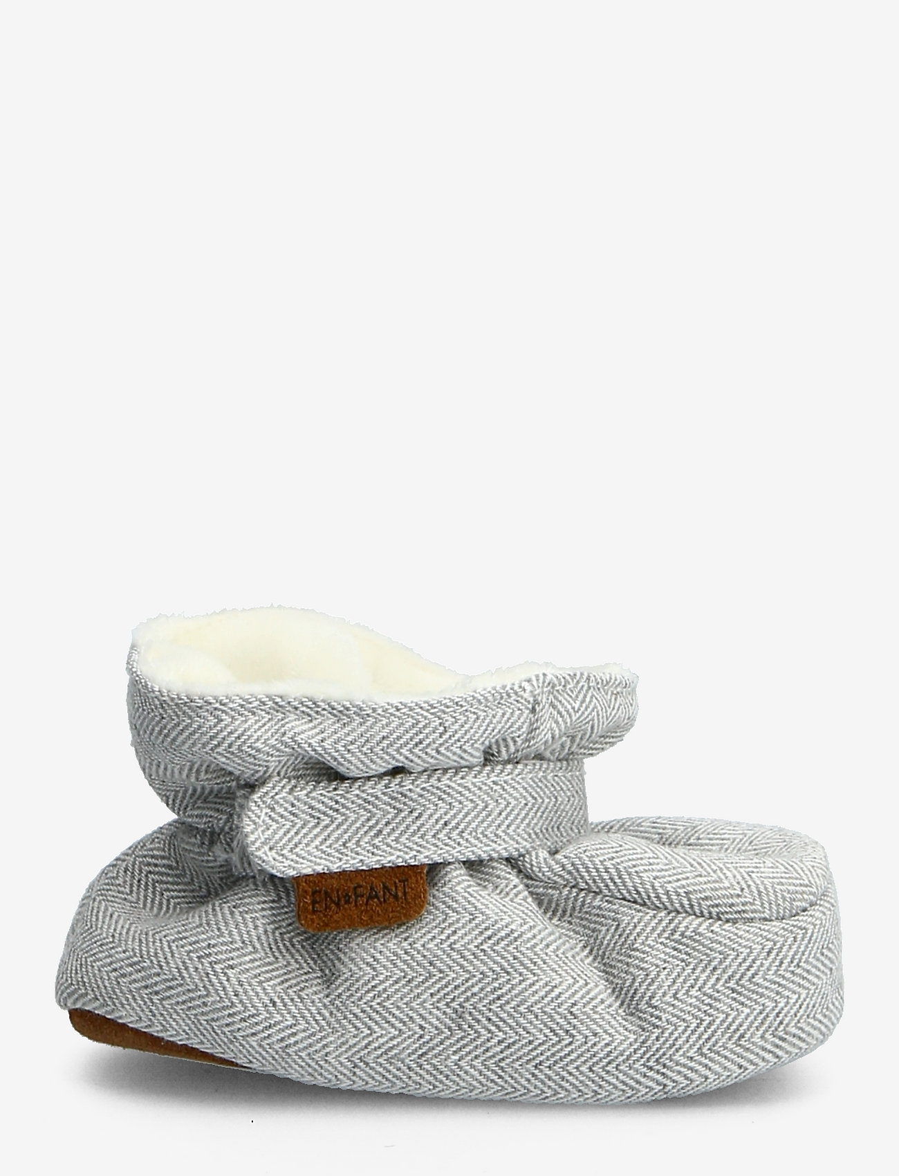 En Fant - Baby Slippers - laveste priser - grey melange - 1