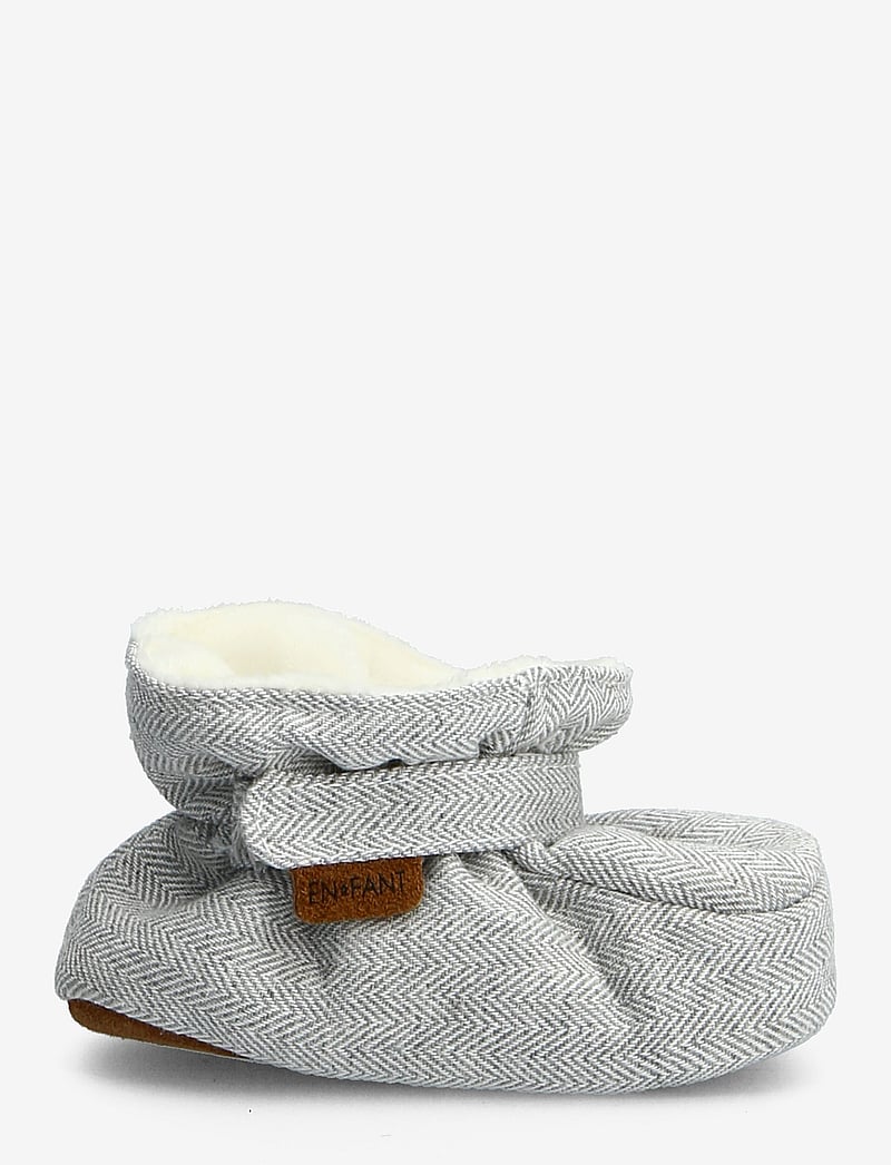 En Fant - Baby Slippers - baby tossor - grey melange - 1