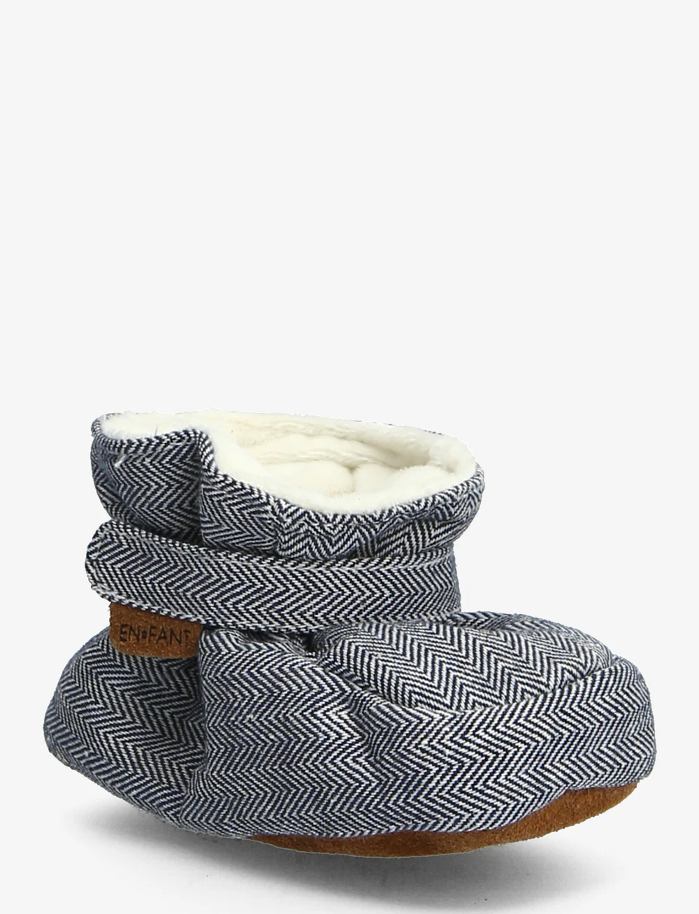 En Fant - Baby Slippers - babystrikstøvler - navy - 0