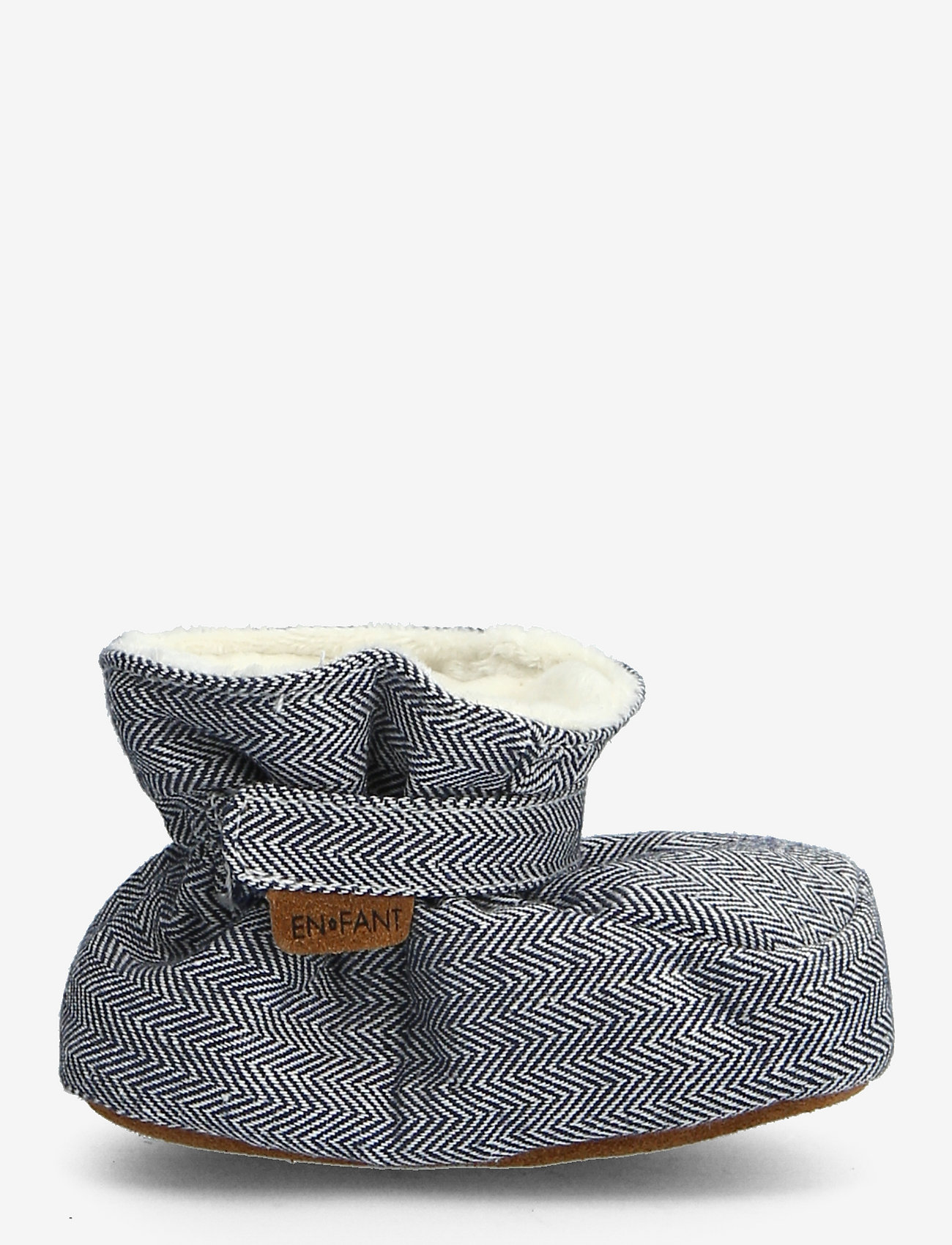 En Fant - Baby Slippers - babystrikstøvler - navy - 1