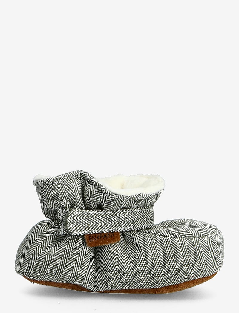 En Fant - Baby Slippers - babystrikstøvler - olive thyme - 1