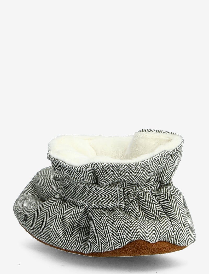 En Fant - Baby Slippers - babystrikstøvler - olive thyme - 2