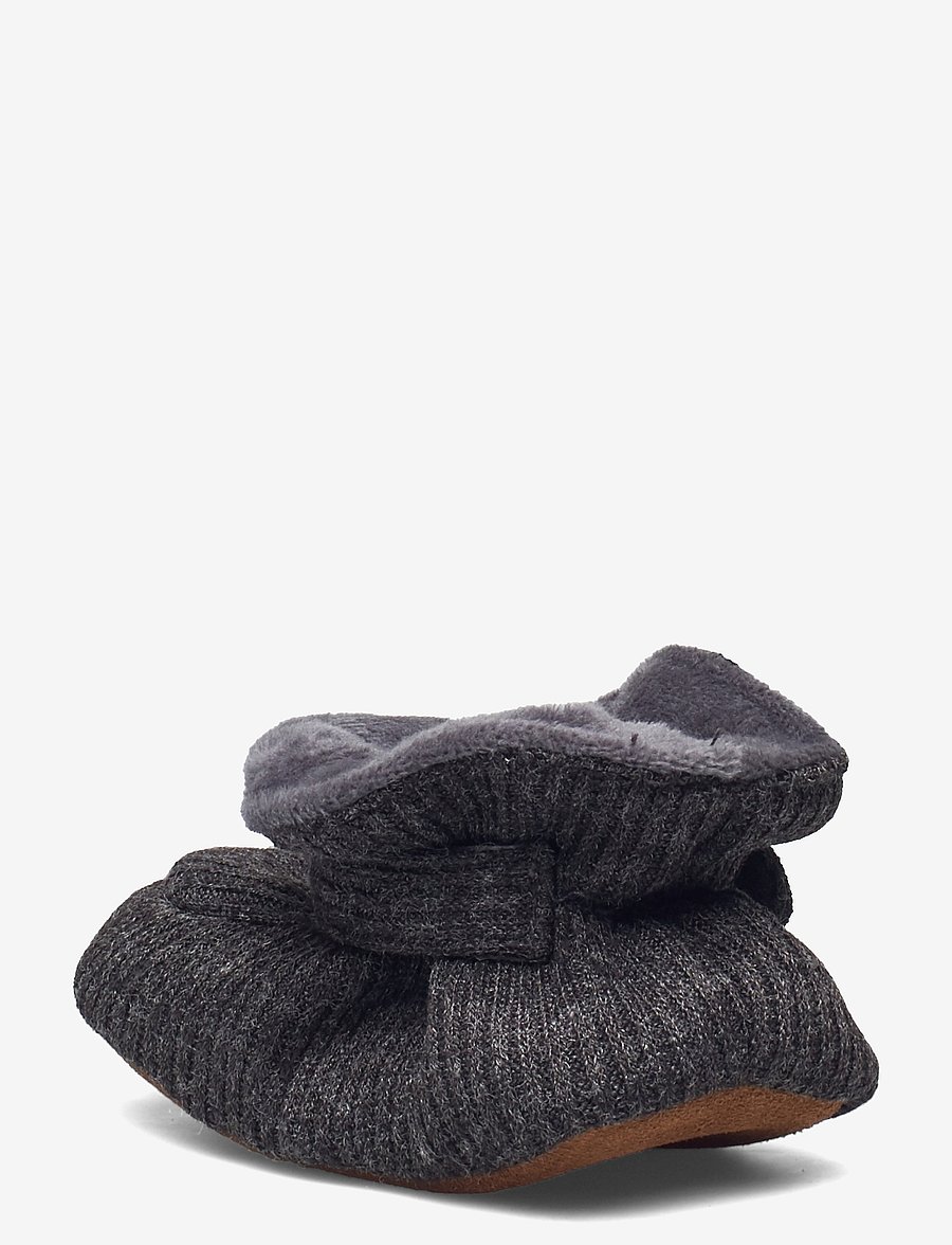 En Fant - Baby Slippers - baby-schuhe - dark grey melange - 2