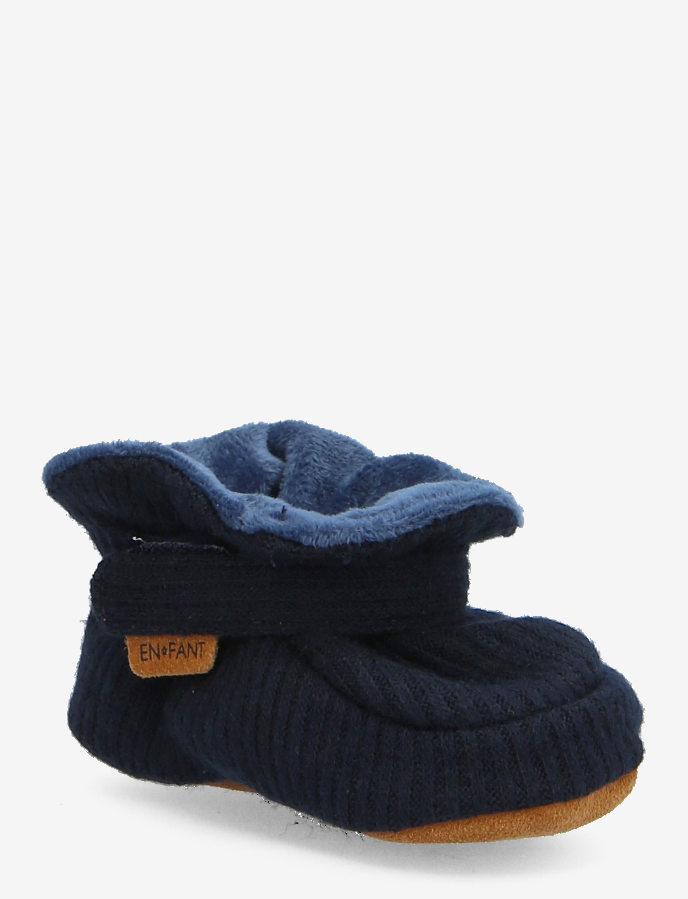 En Fant Baby Slippers, 25-26, Schuhe, Blau - Booties, Kinder
