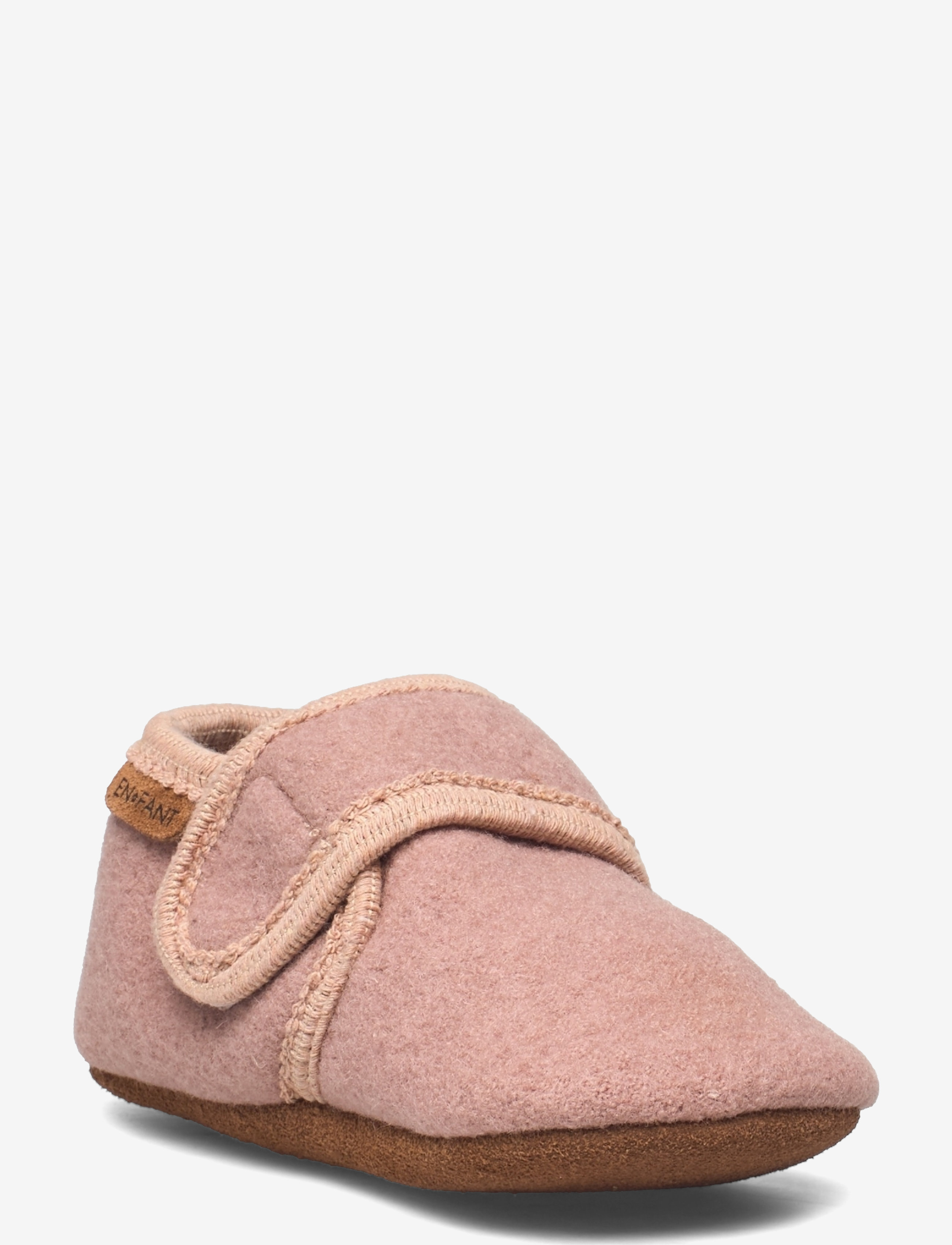 En Fant Baby Wool slippers - Buty - BARK / pink/rose