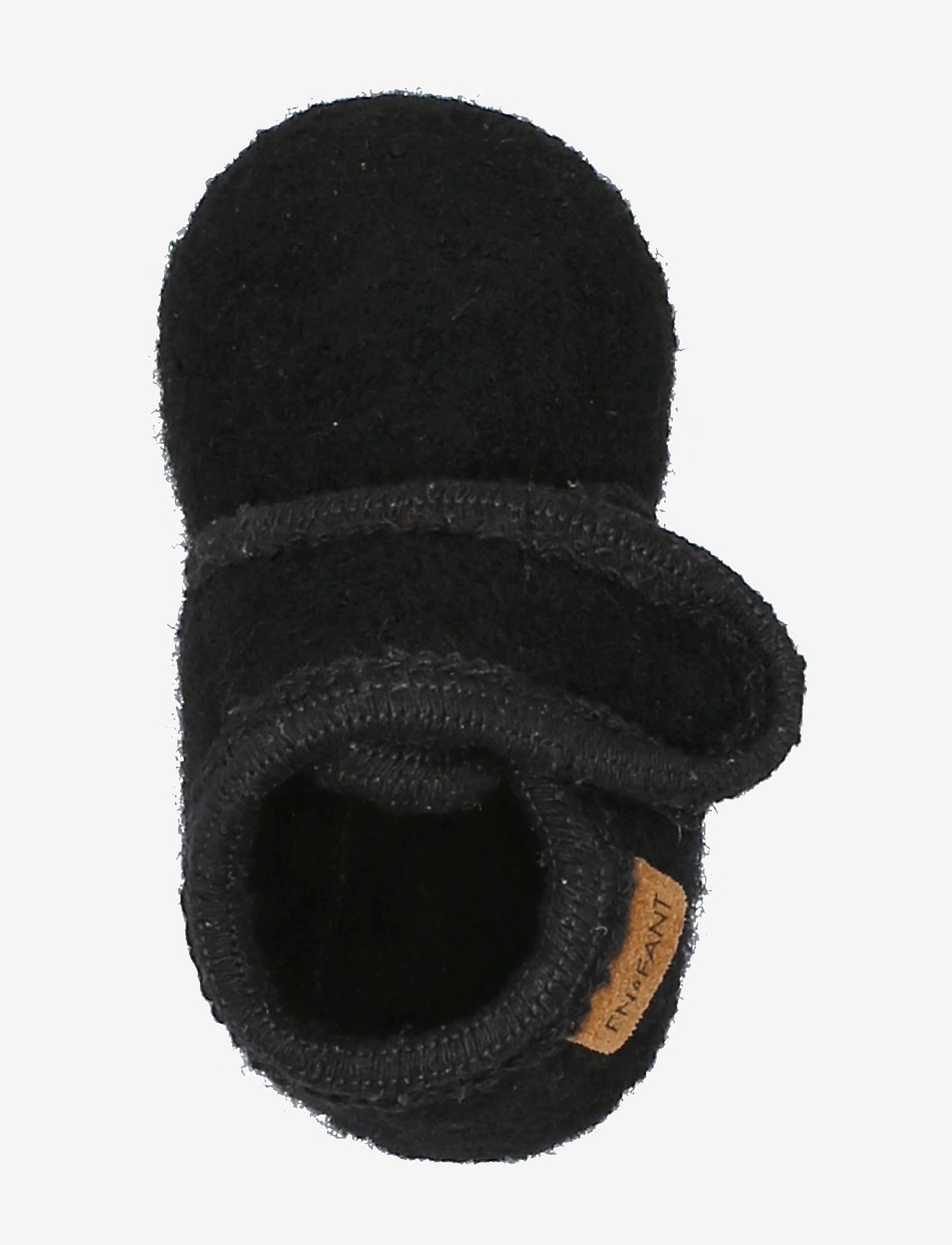 En Fant - Baby Wool slippers - hjemmesko - black - 3