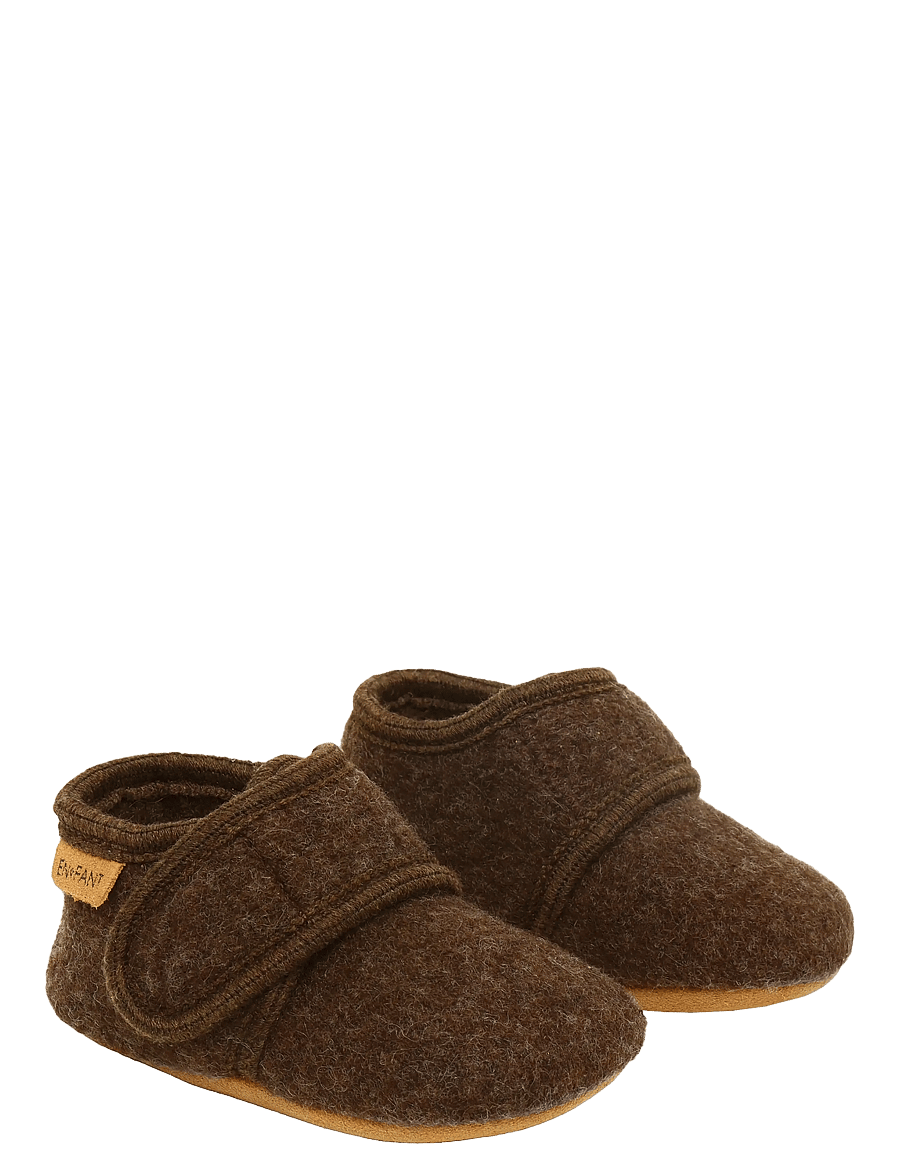 En Fant - Baby Wool slippers - hjemmesko - carafe - 0