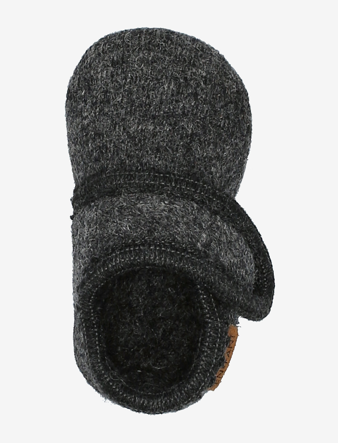 En Fant - Baby Wool slippers - inneskor - dark grey melange - 3