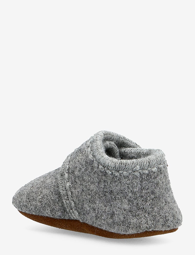 En Fant - Baby Wool slippers - inneskor - grey melange - 2