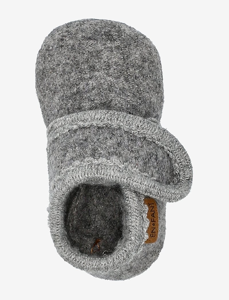 En Fant - Baby Wool slippers - inneskor - grey melange - 3
