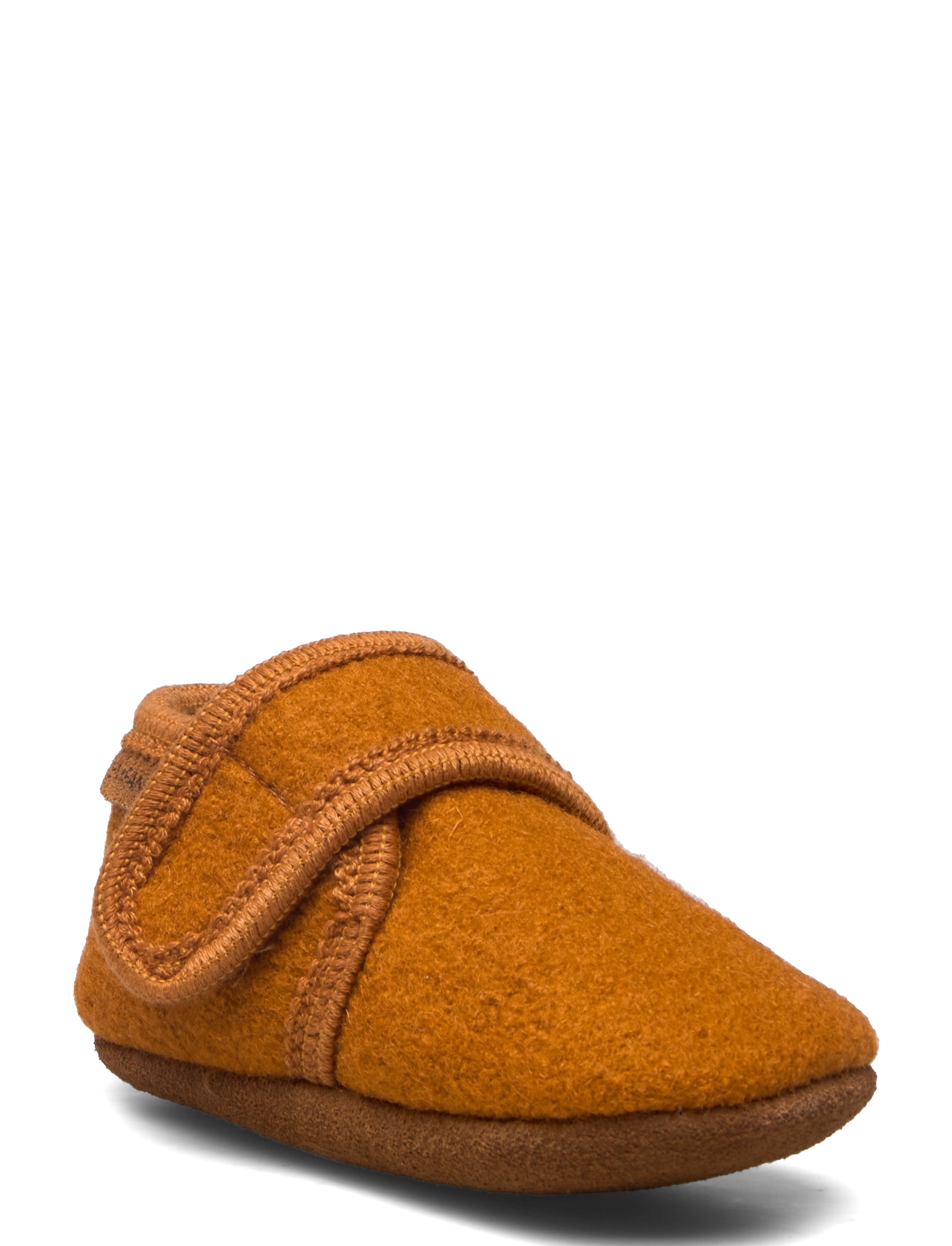 En Fant Baby Wool Slippers, Børn, Baby Uld Sutsko, Orange, Str: 19
