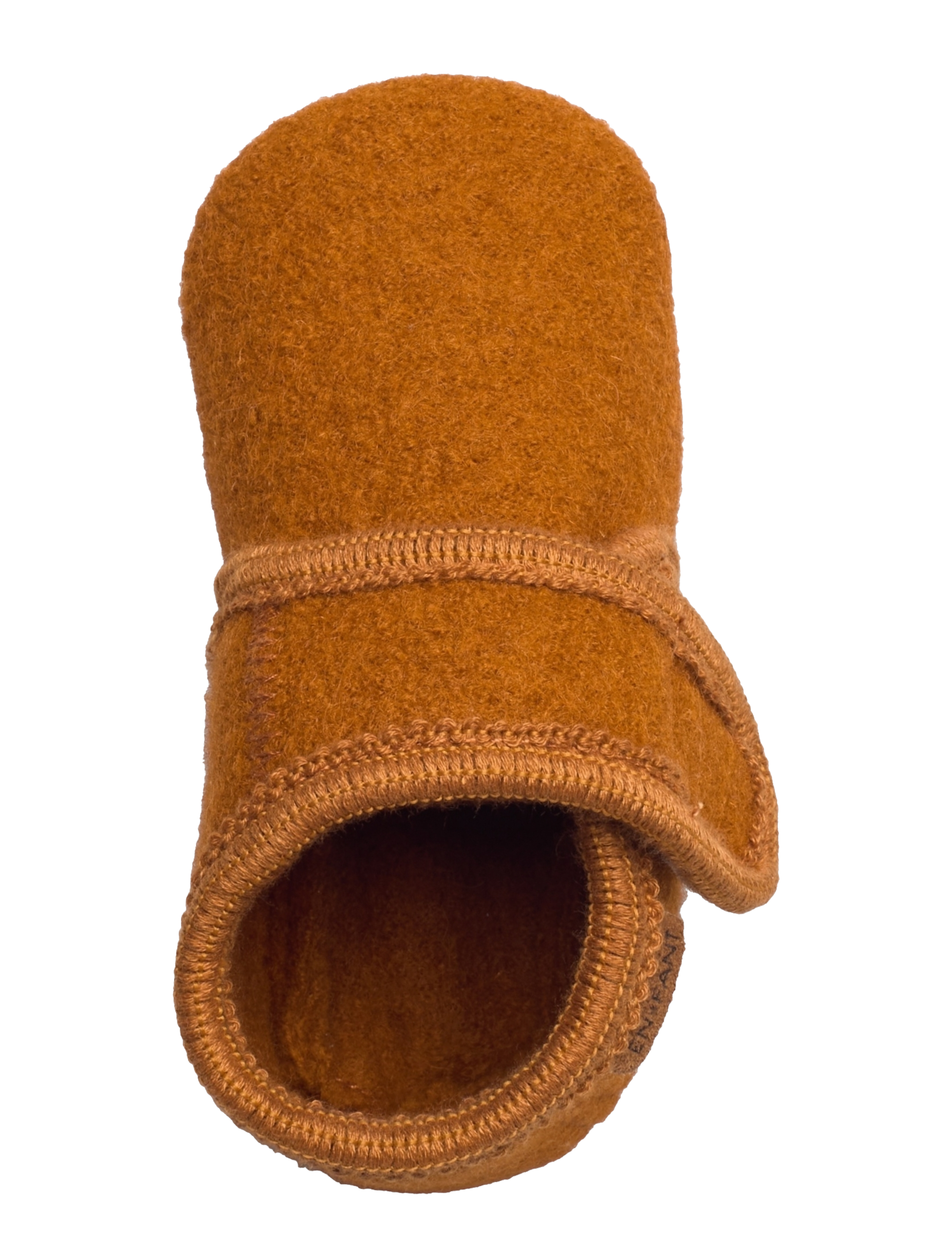 En Fant - Baby Wool slippers - hjemmesko - leather brown - 3