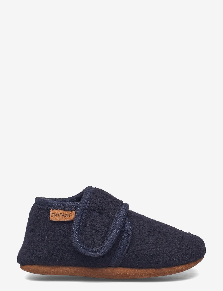 En Fant - Baby Wool slippers - hjemmesko - navy - 1