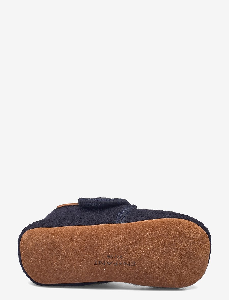 En Fant - Baby Wool slippers - hjemmesko - navy - 4