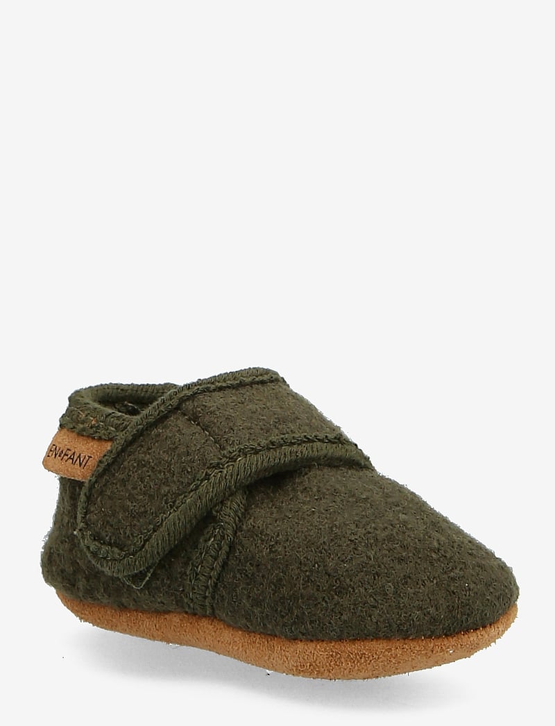 En Fant - Baby Wool slippers - hausschuhe - rosin - 0