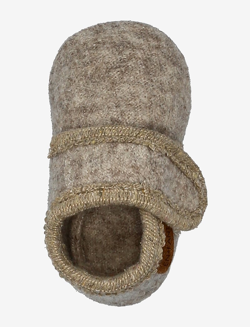En Fant - Baby Wool slippers - inneskor - sand melange - 3