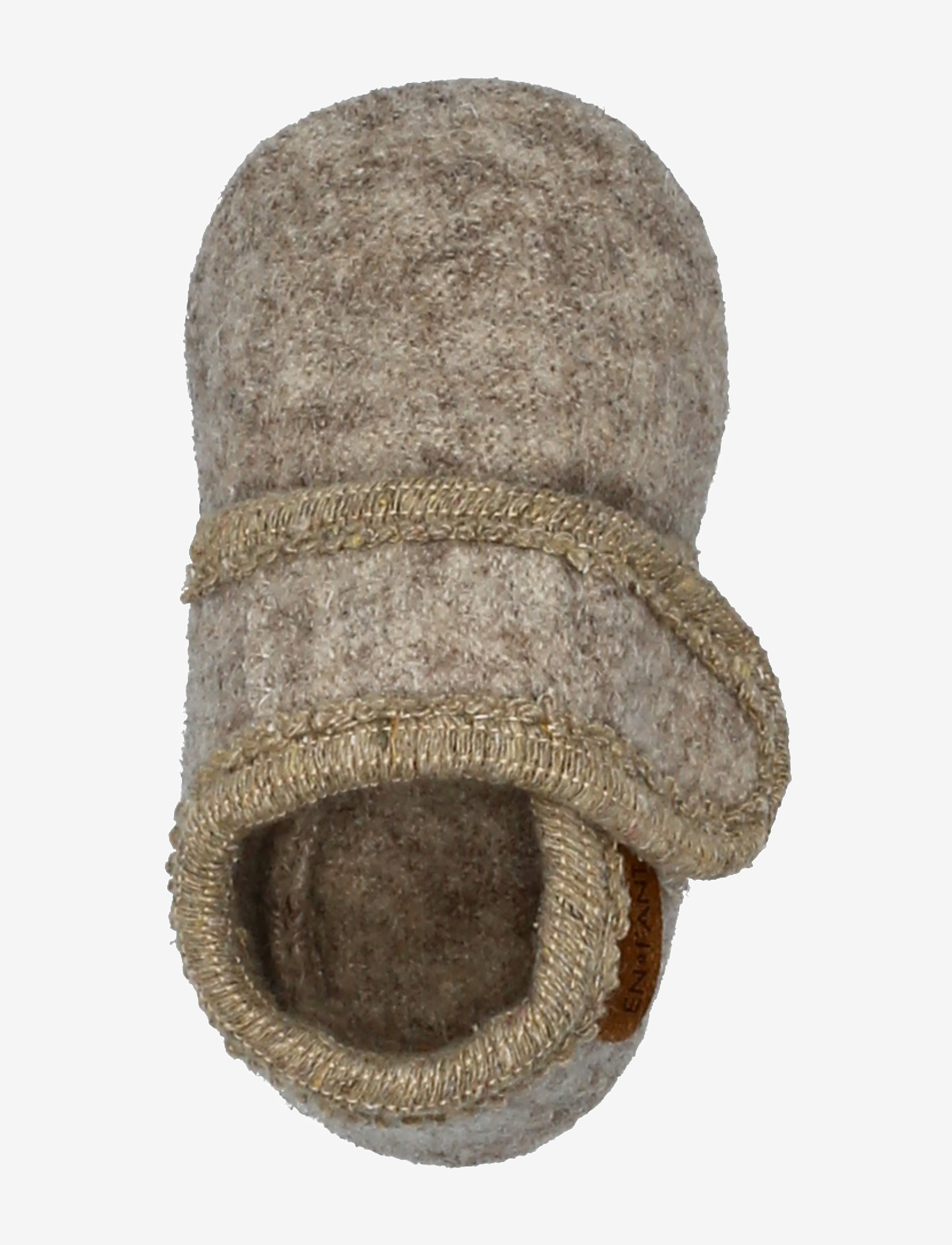 En Fant - Baby Wool slippers - hjemmesko - sand melange - 3