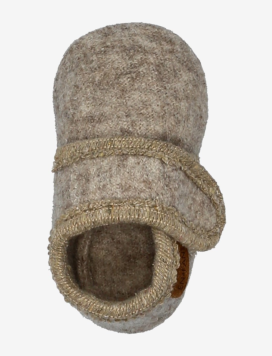 En Fant - Baby Wool slippers - hjemmesko - sand melange - 3