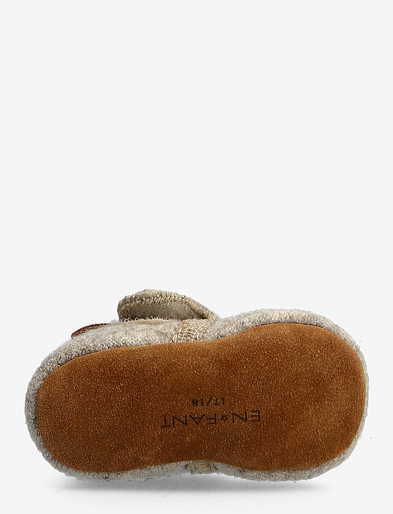 En Fant - Baby Wool slippers - inneskor - sand melange - 4
