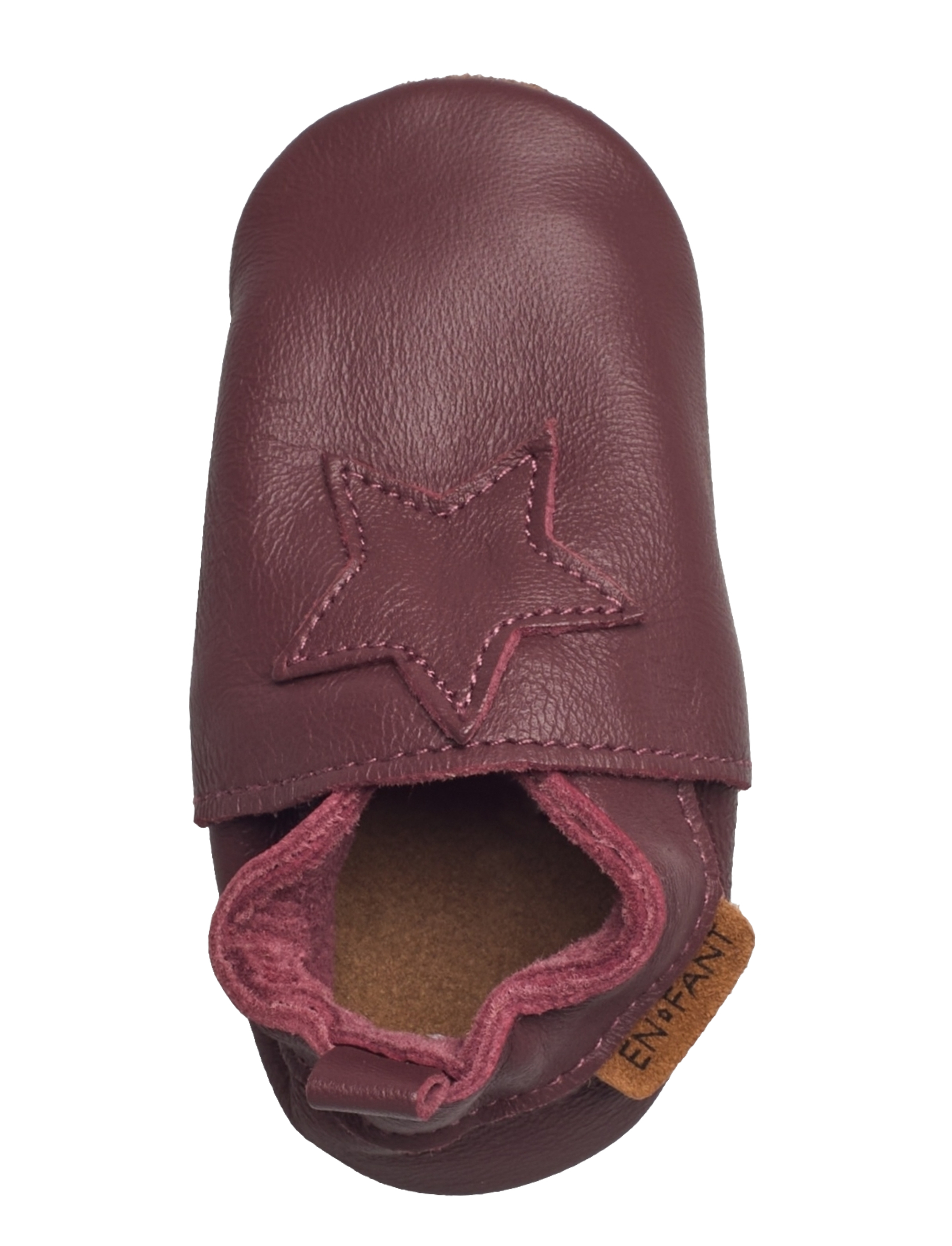 En Fant - Star Slippers Leather - hot chocolate - 3