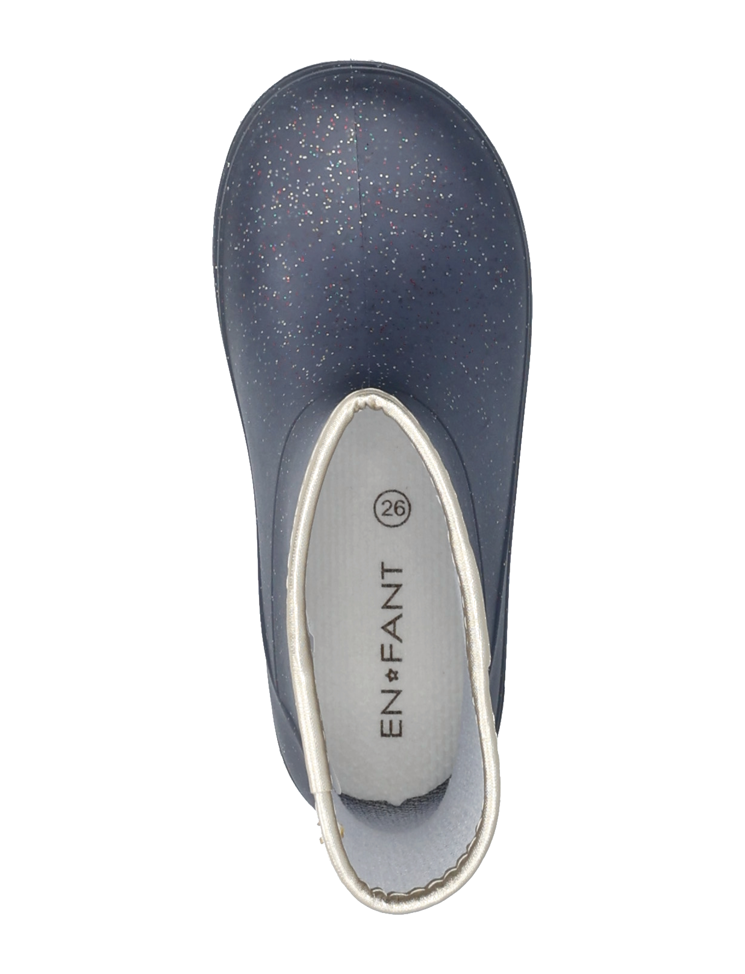 En Fant - Rain Boots Short Glitter - india ink - 3