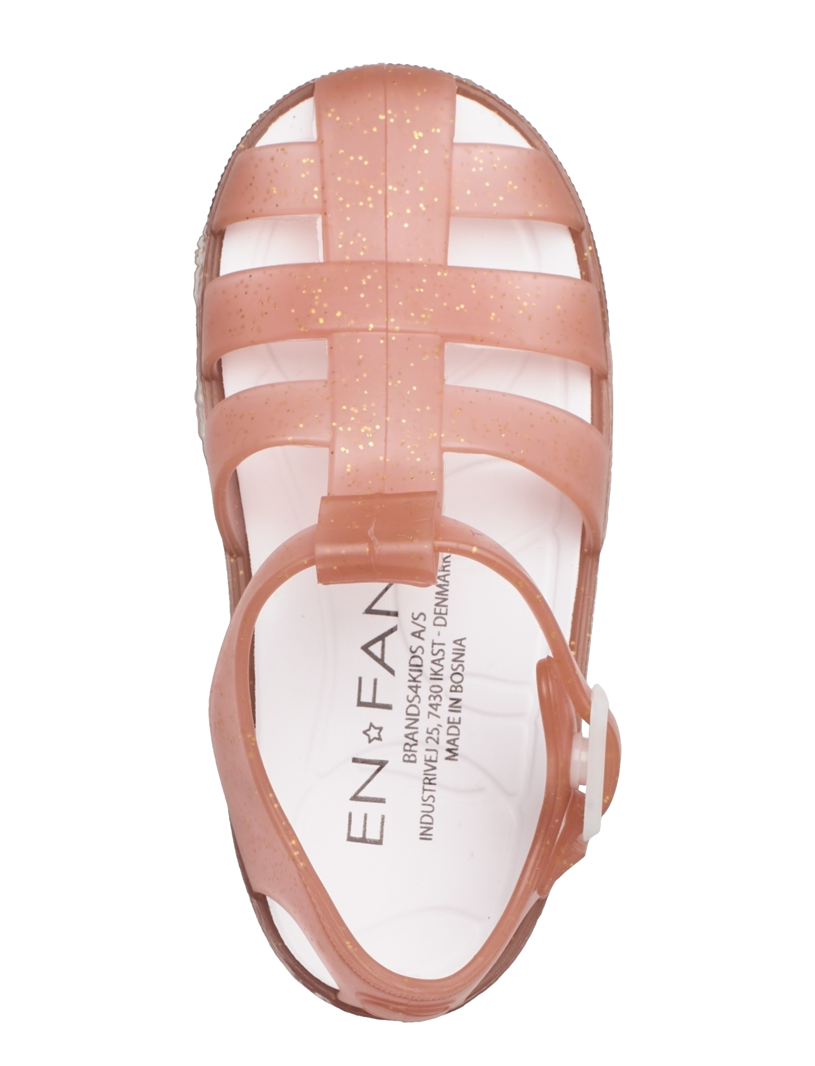 En Fant - Swim Sandal Glitter - gode sommertilbud - old rose - 3