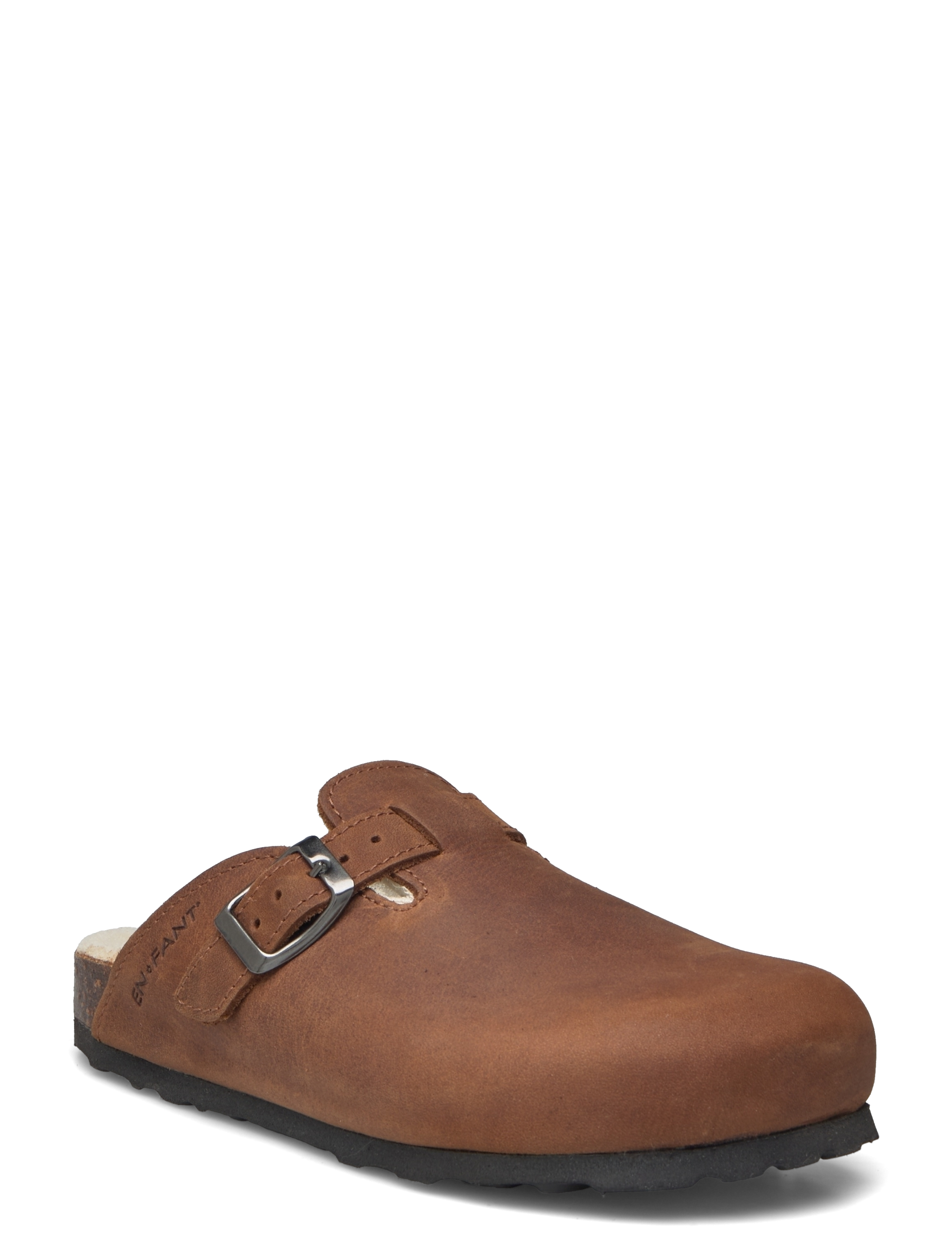 EN FANT Clogs Nubuck Leder Braun - 31 - Kinder