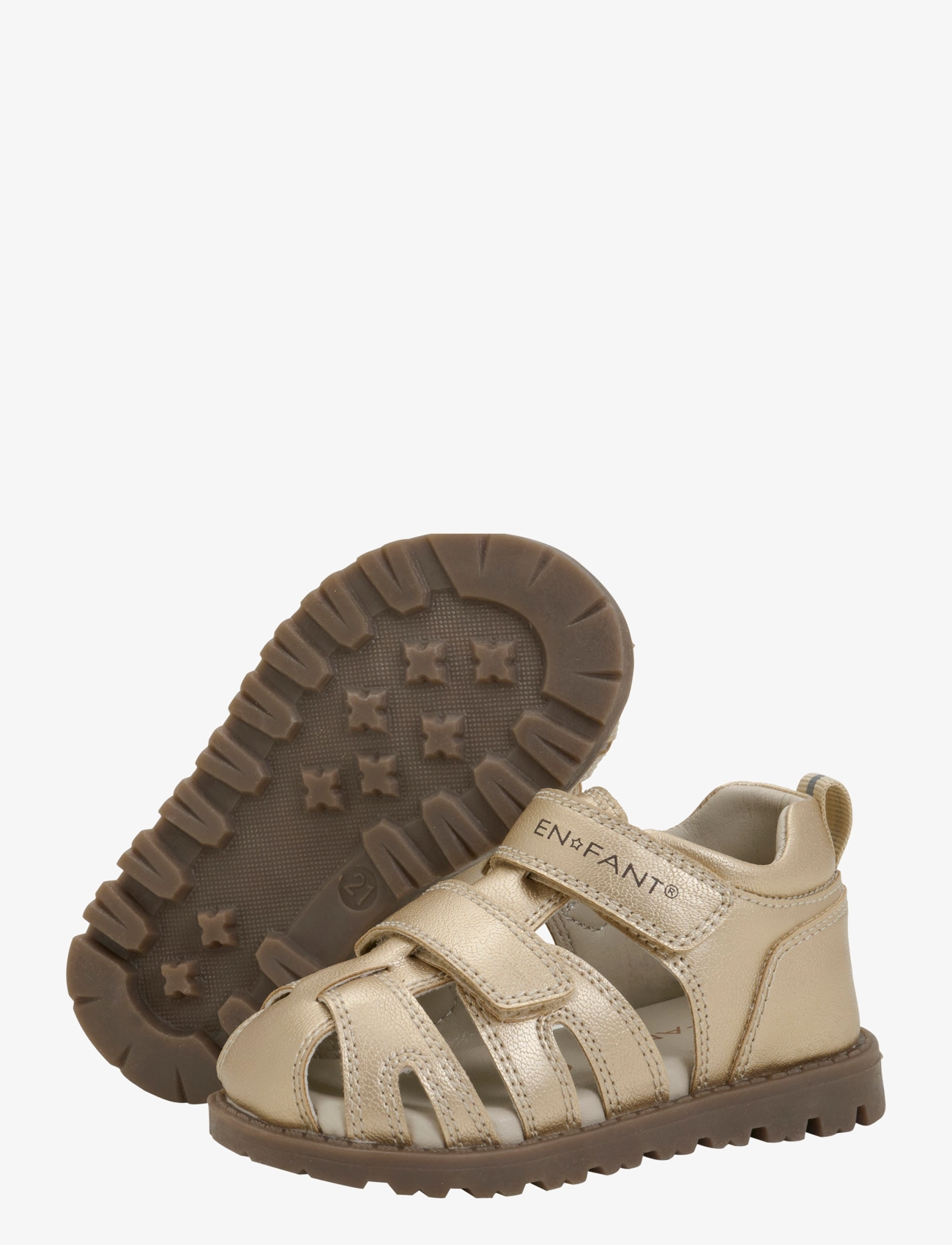 En Fant - Sandal Velcro - champagne beige - 3