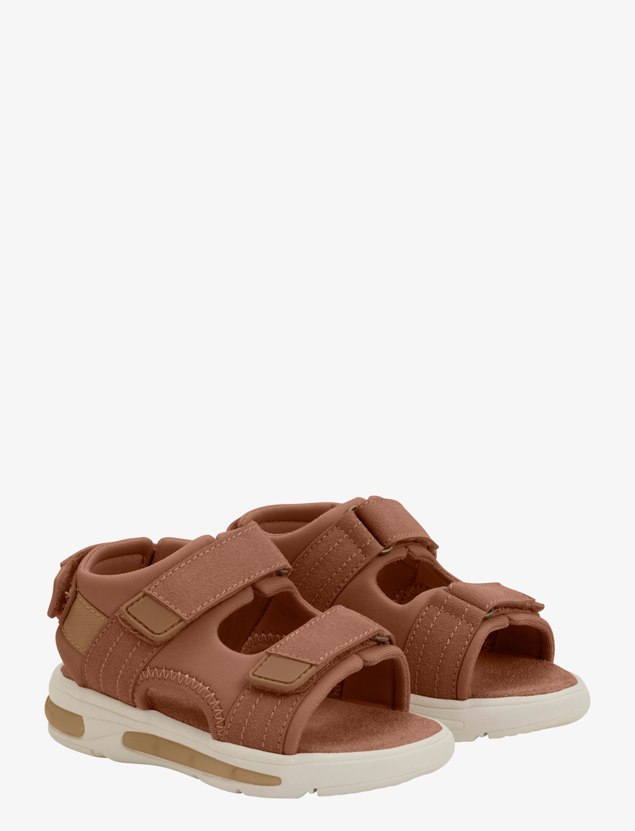 En Fant - Sandals Velcro w. Light - mocha mousse - 1