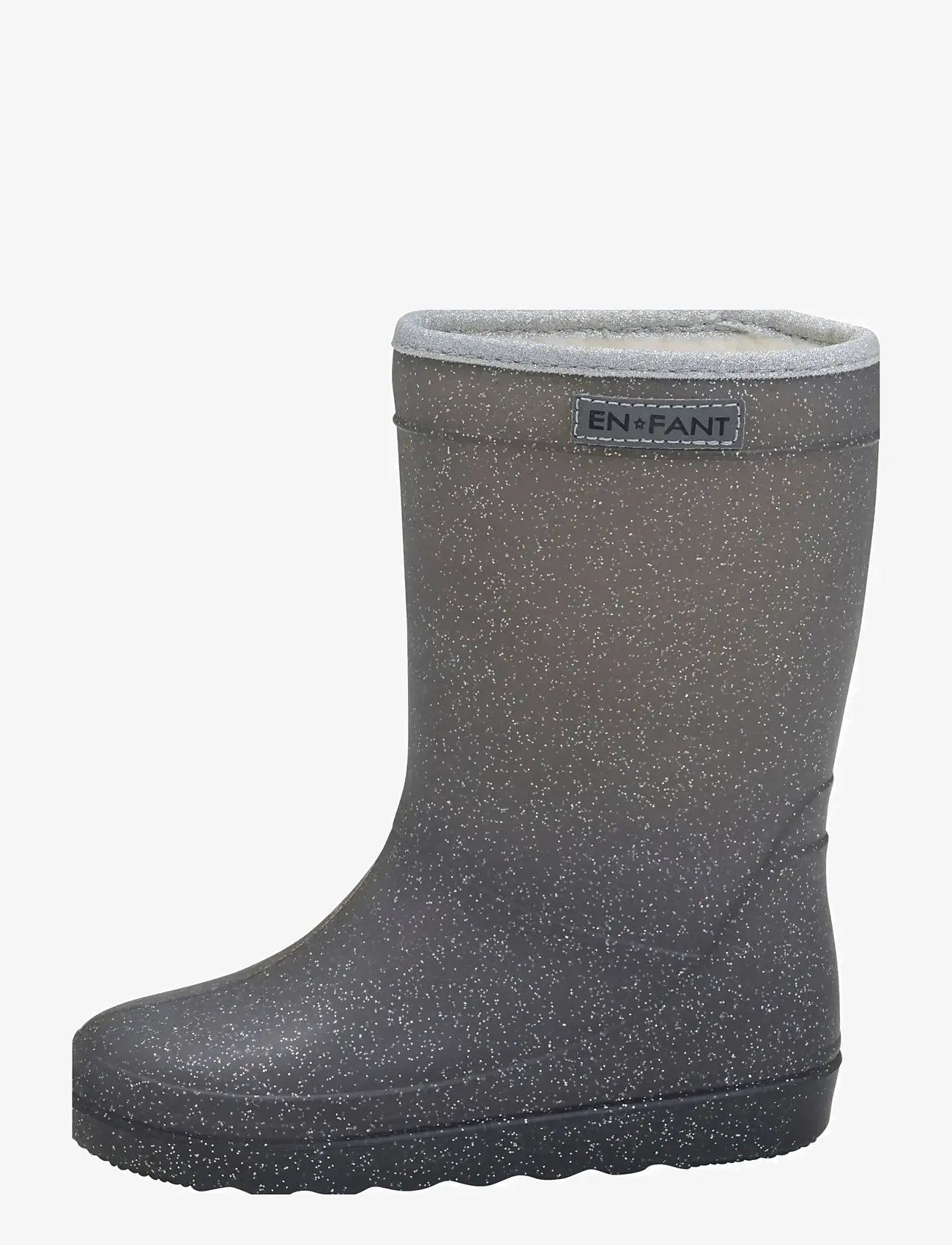 En Fant - Thermo Boots Glitter - voodriga kummikud - ebony - 2